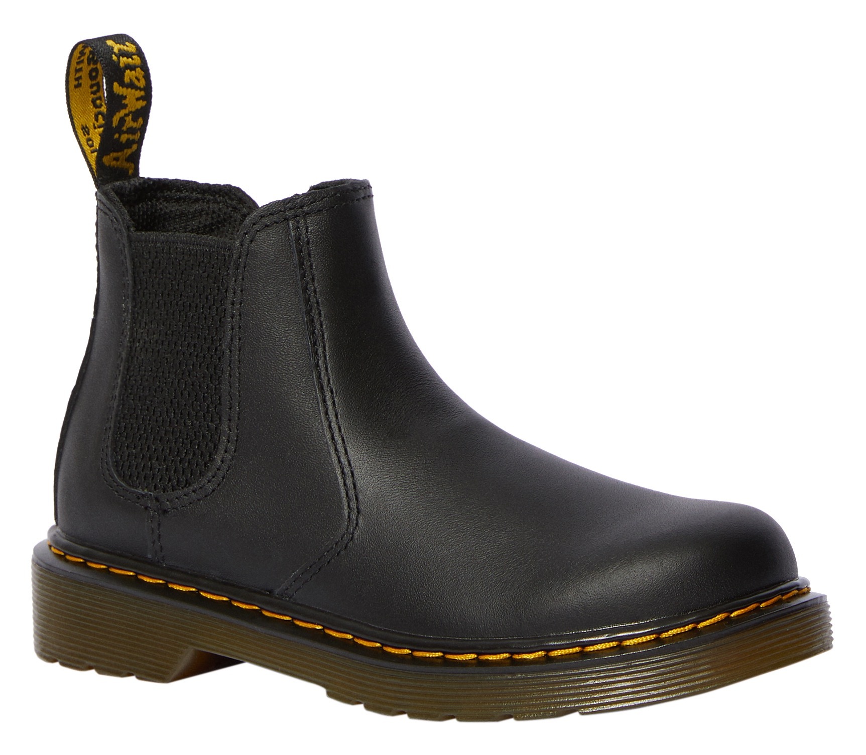 DR. MARTENS Chelseaboots »2976 J Black Softy T«, Kinderstiefel, Freizeitschuh mit Reißverschluss, Stretcheinsatz