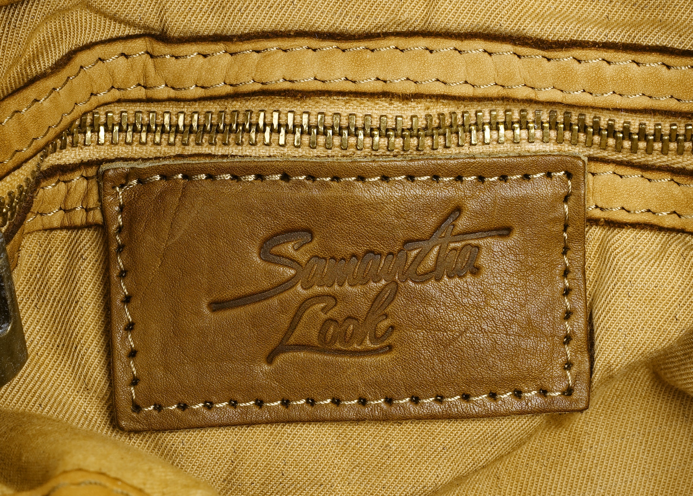Samantha Look Shopper, echt Leder, Made in Italy