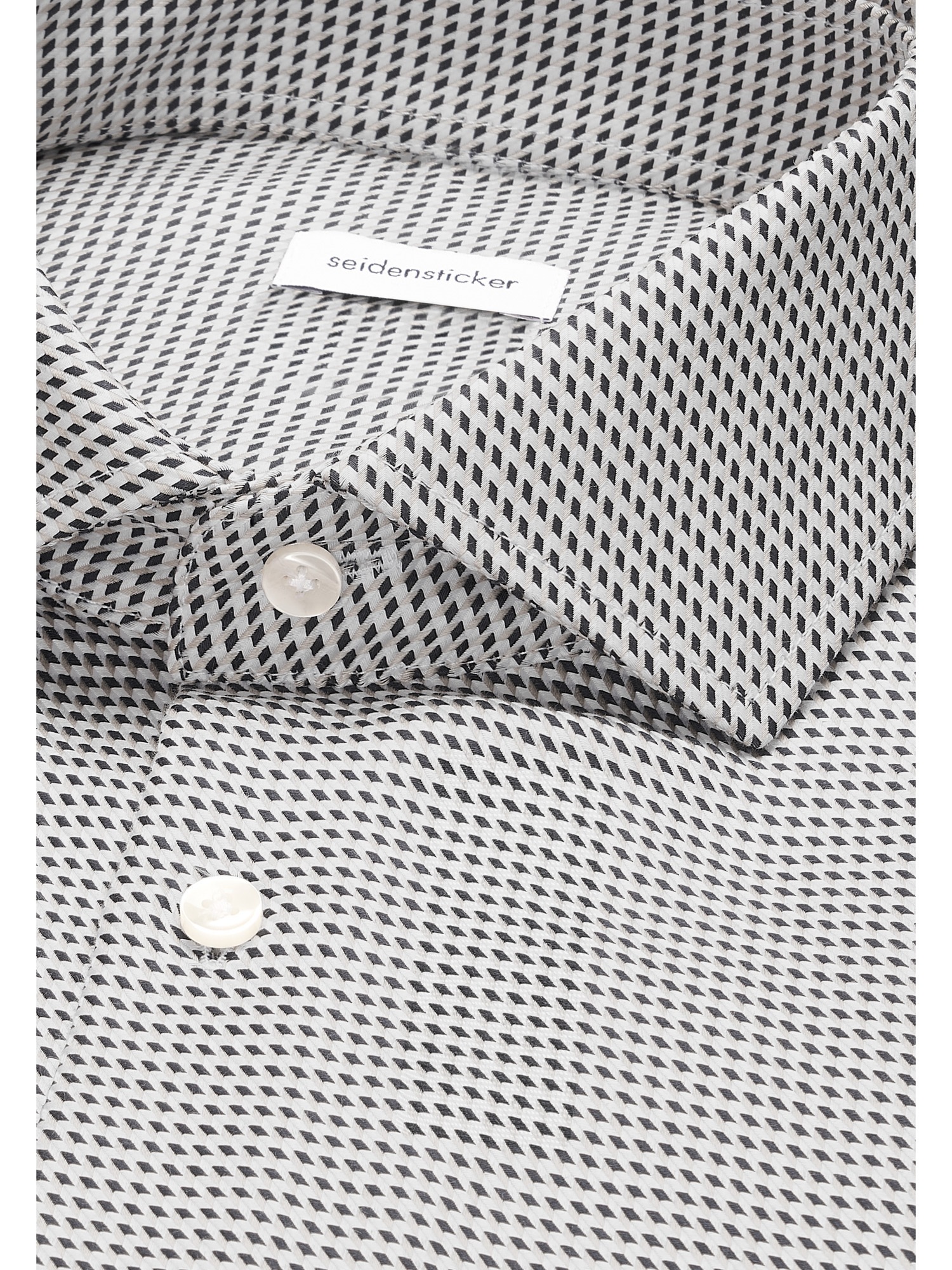 seidensticker Businesshemd »Schwarze Rose« Slim 1/1 Kentkragen Pepita