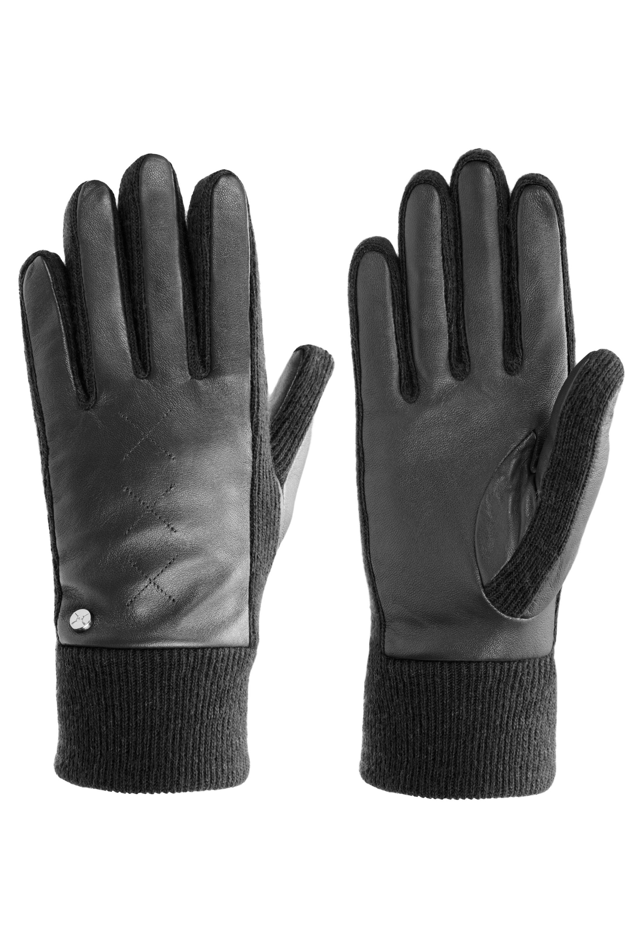 PEARLWOOD Strickhandschuhe "SMILLA", (1 Paar), weiches Fleece-Innenfutter, günstig online kaufen