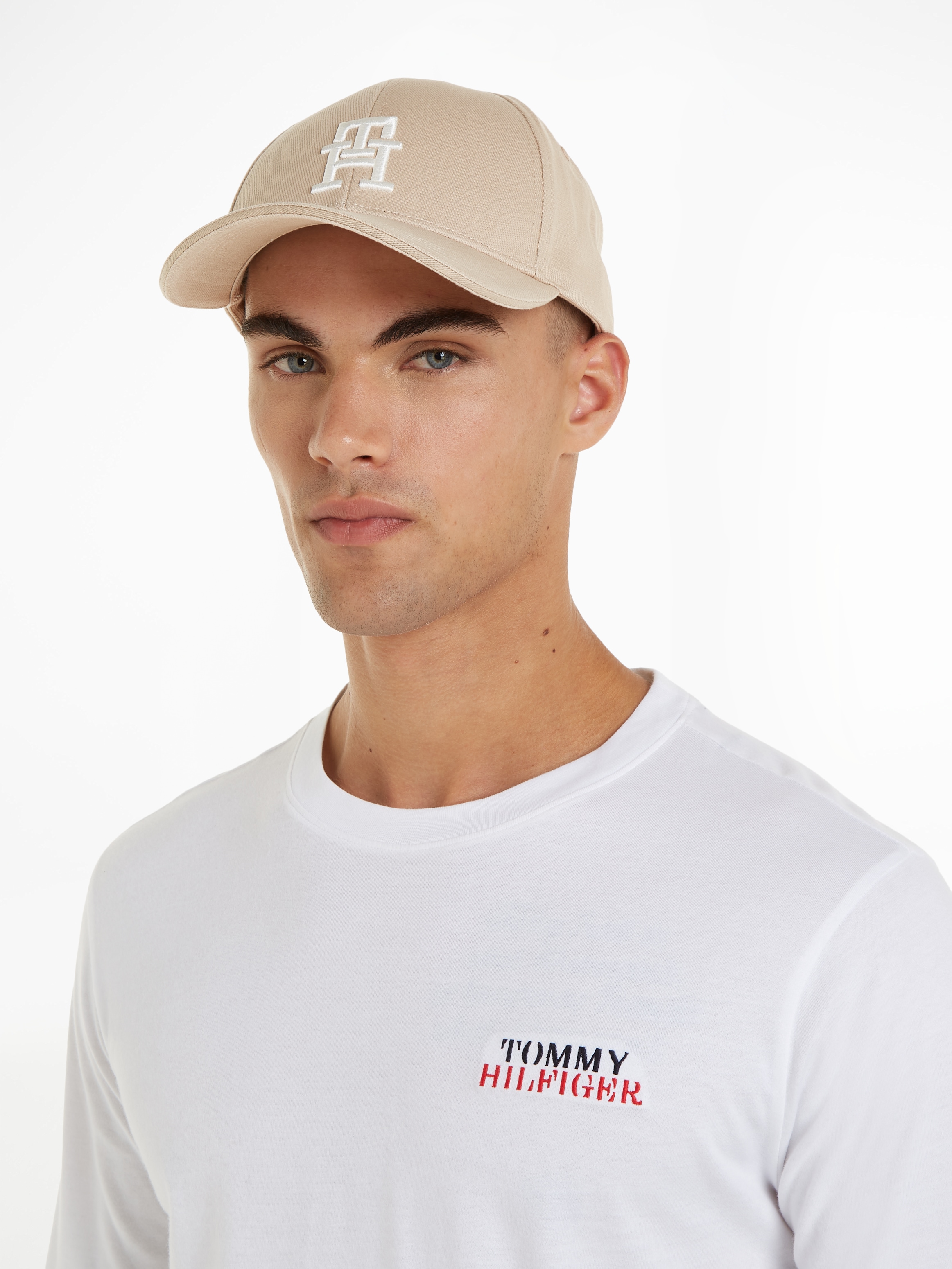 Tommy Hilfiger Baseball Cap »TH IMD COTTON 6 PANEL CAP«, mit Logostickerei