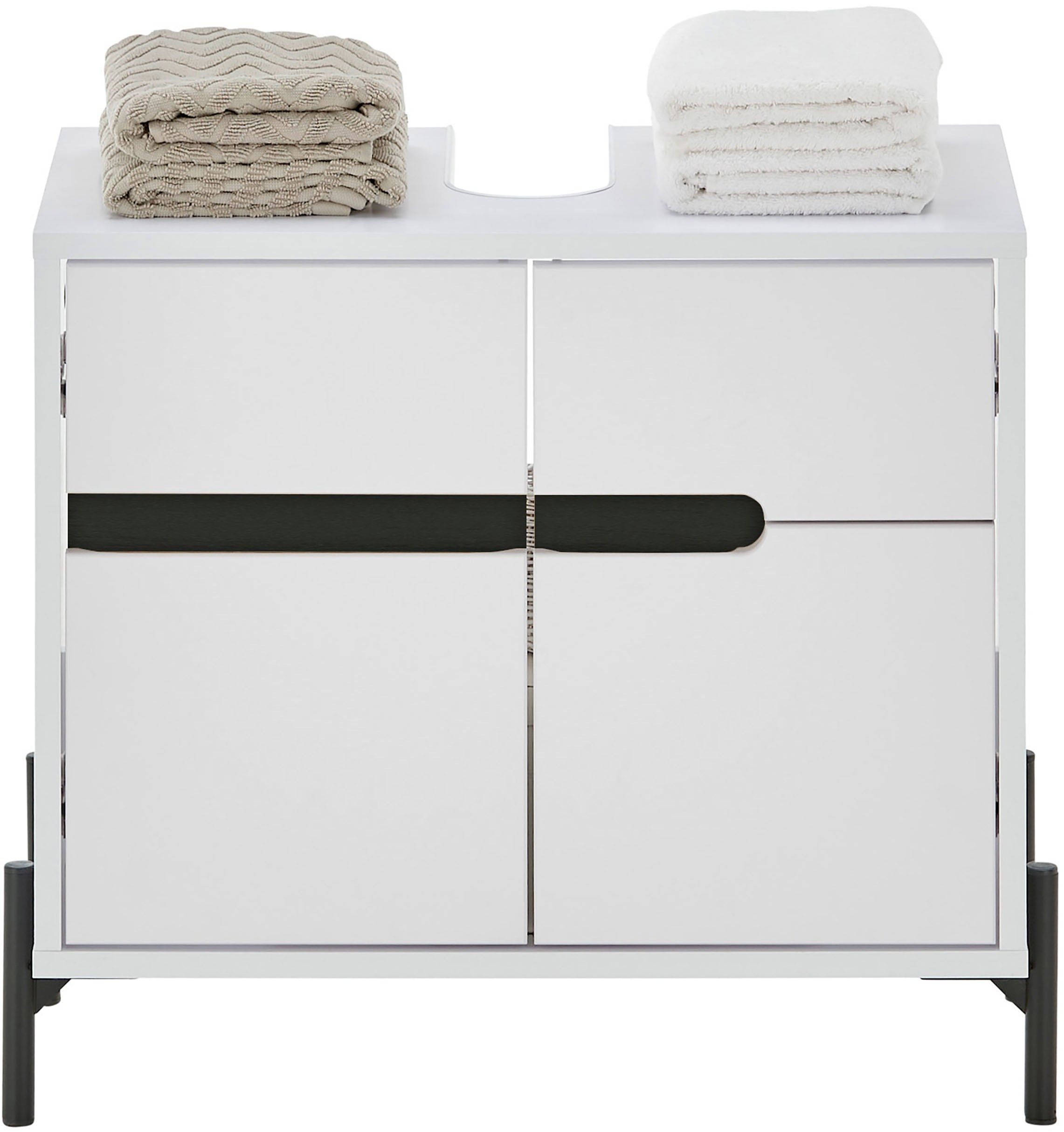 BASIC by Balculina Waschbeckenunterschrank »Avanto B/H/T 60x55x35 cm« 1 Stk. tlg. Breite 60cm, Softclose für Türen, FSC-Mix 70%