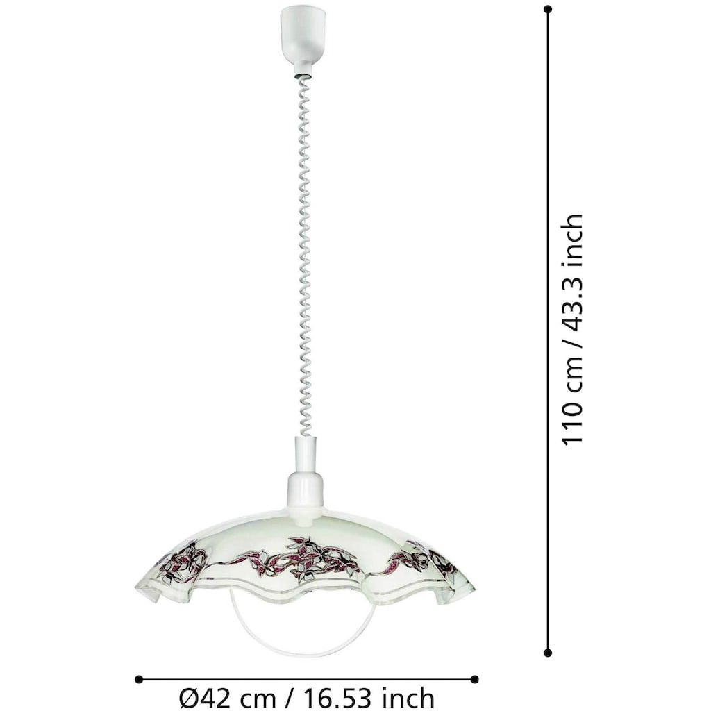 EGLO Pendelleuchte »VETRO«, 1 flammig-flammig
