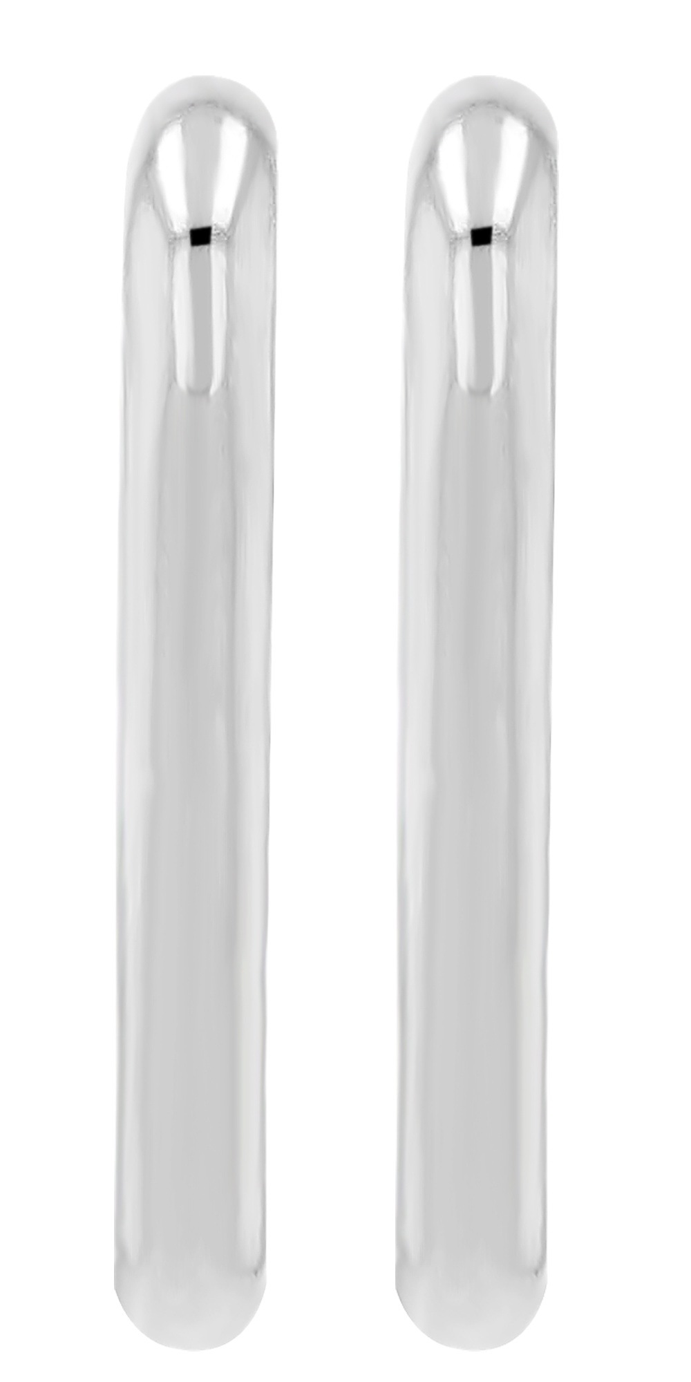 Adelia's Hoop Earrings Silver Steel 2