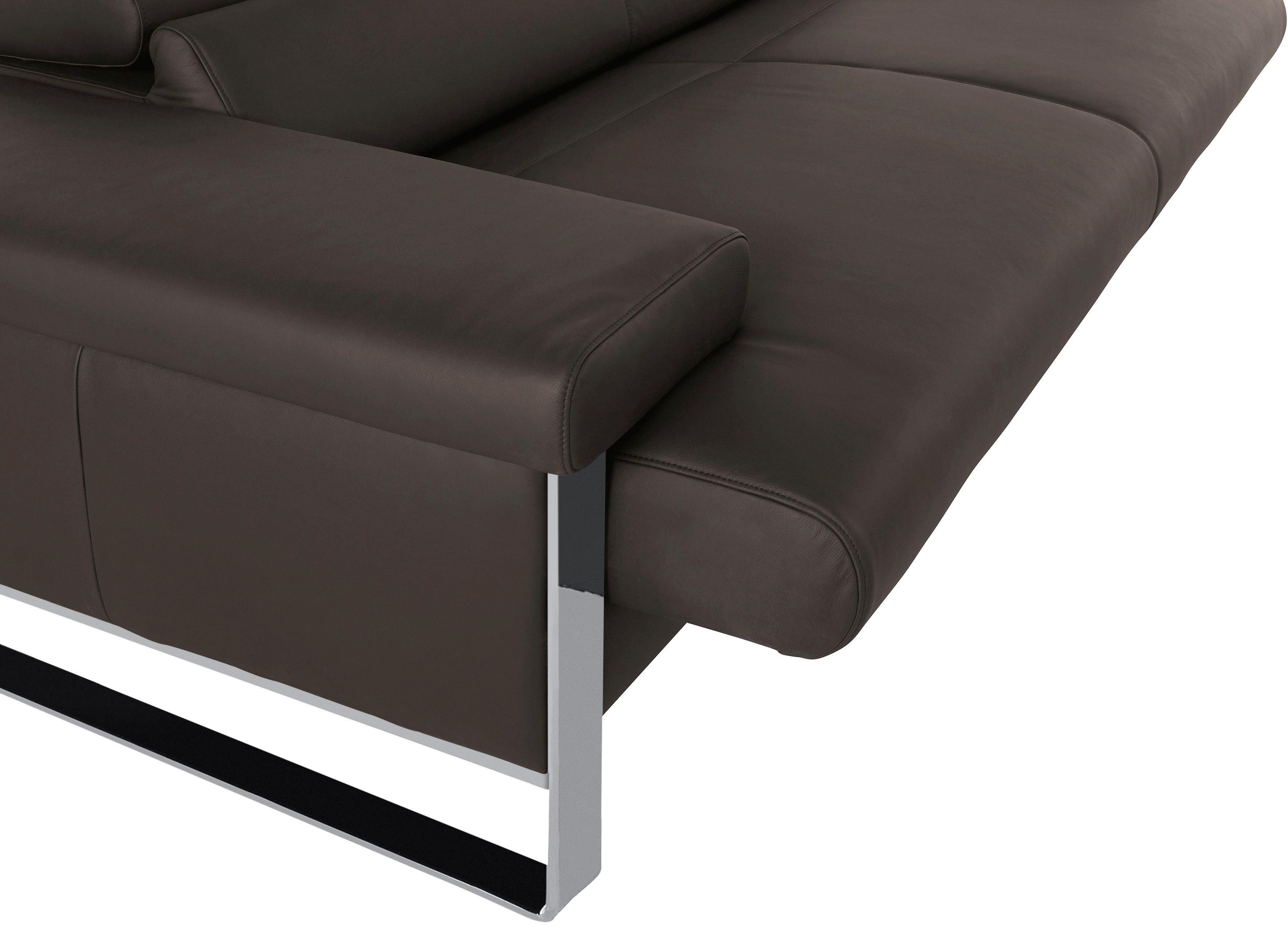 W.SCHILLIG 2-Sitzer »finn«, German Design Award 2016, Fußgestell Chrom glänzend, Breite 230 cm
