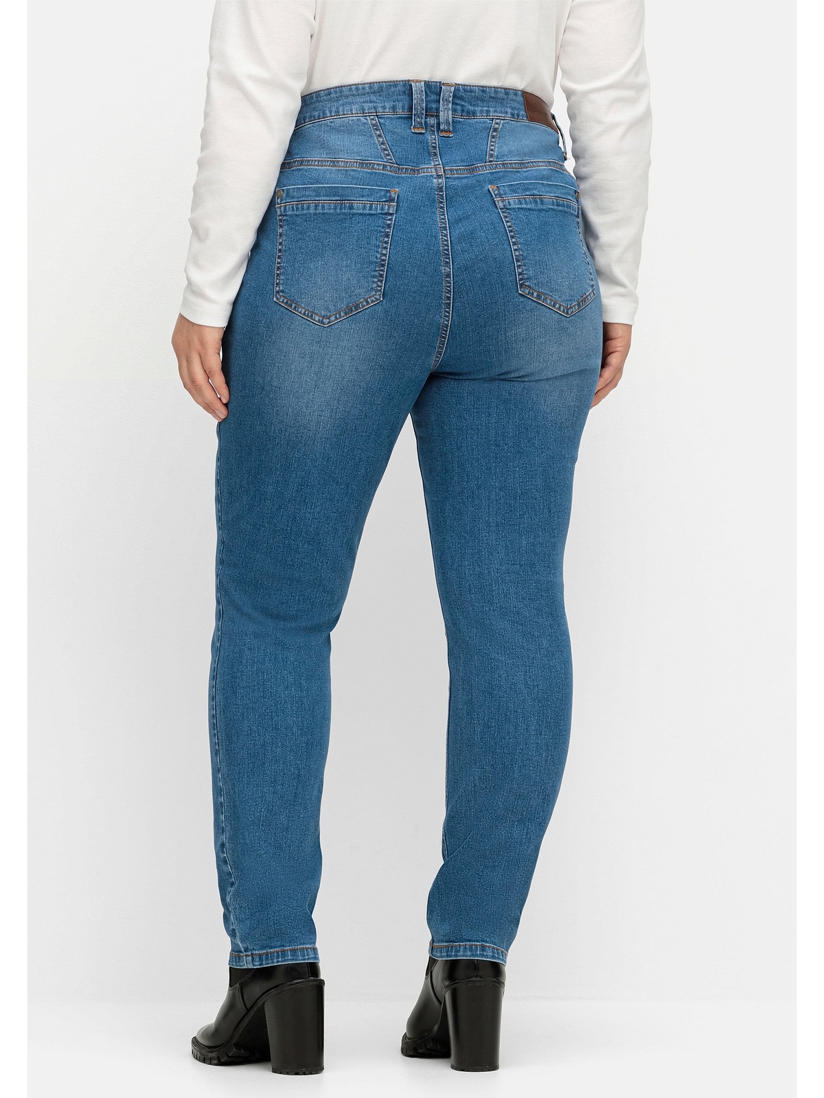 Sheego Stretch-Jeans »Große Größen«, im | BAUR Five-Pocket-Stil bestellen