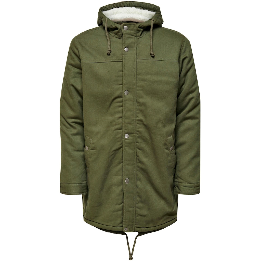 ONLY & SONS Parka »ALEX TEDDY PARKA«, mit Kapuze