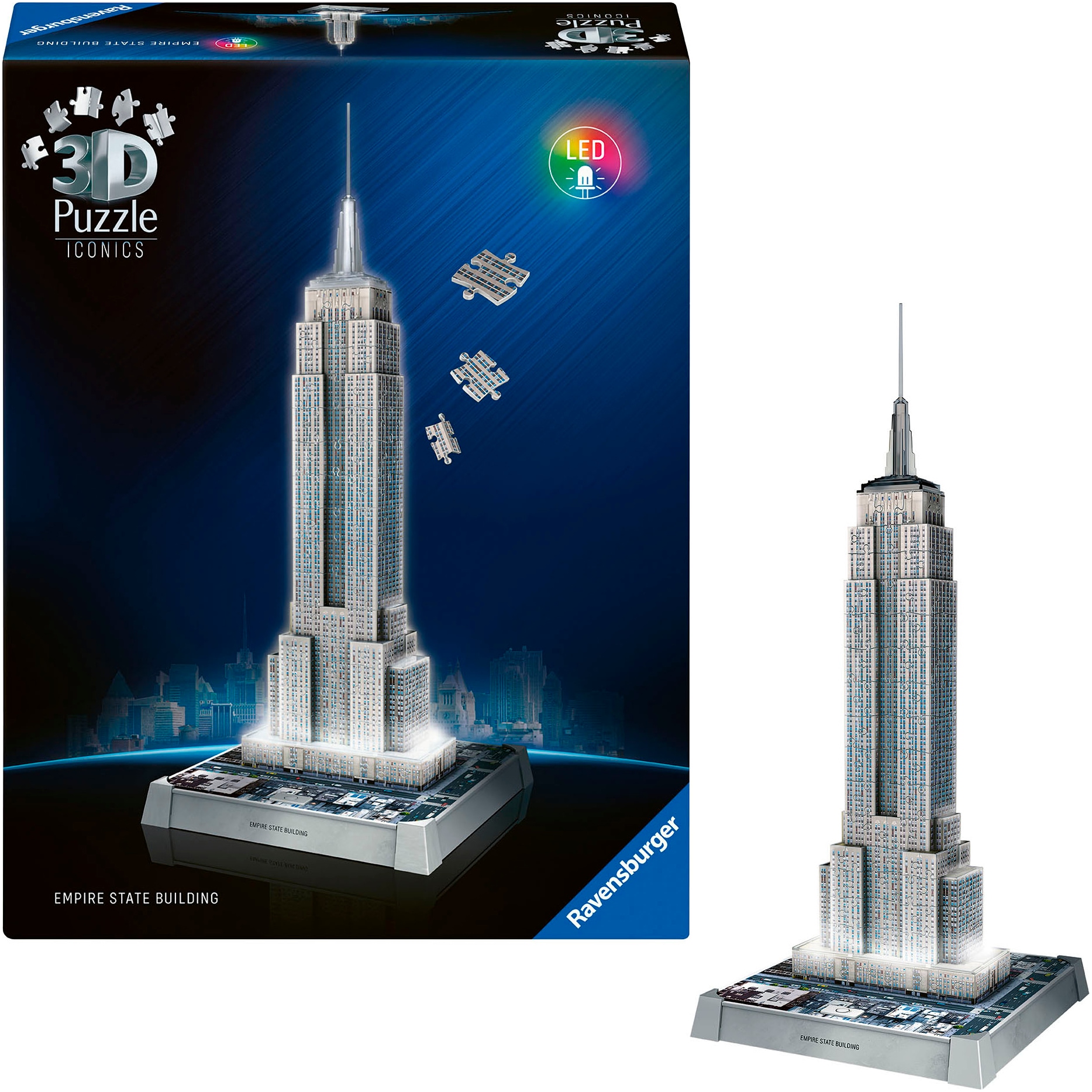Ravensburger 3D-Puzzle »Iconics: Empire State Building - mit Licht«, Made in Europe