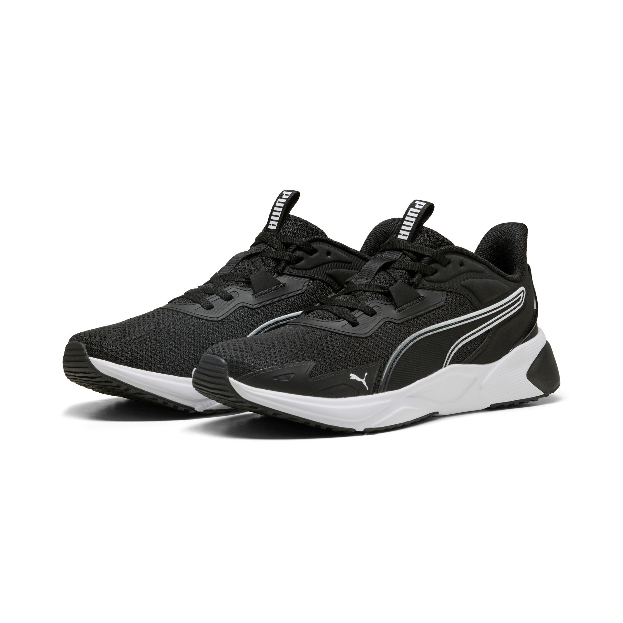 Trainingsschuh PUMA "Disperse XT 4 Trainingsschuhe Erwachsene", Damen, Gr. 46, schwarz-weiß (schwarz, weiß), Obermaterial: Synthetik, Textil; Futter: Textil; Innensohle: Textil; Laufsohle: Synthetik, Gummi, Schuhe 2