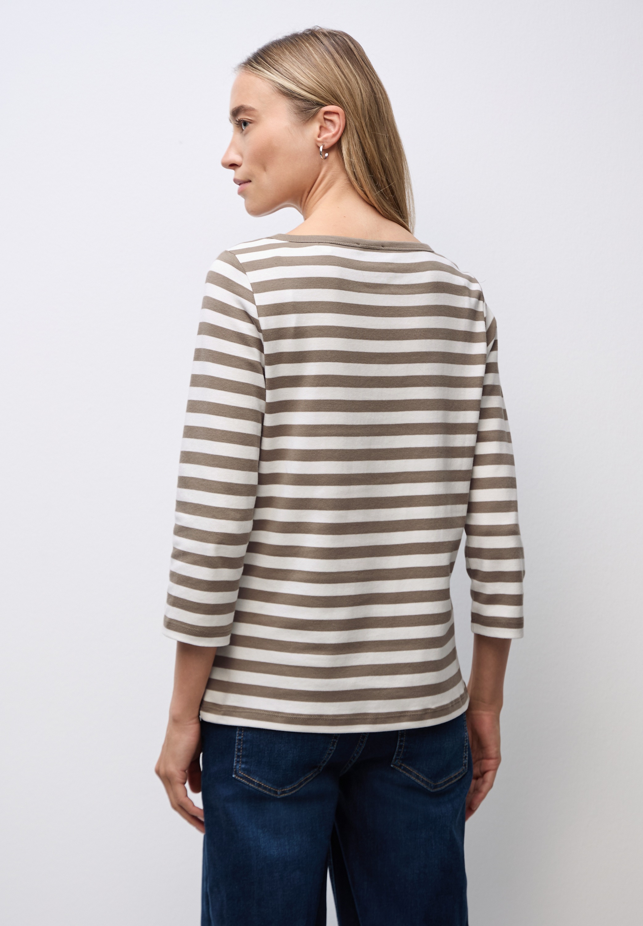 STREET ONE Rundhalsshirt aus reiner Baumwolle günstig online kaufen