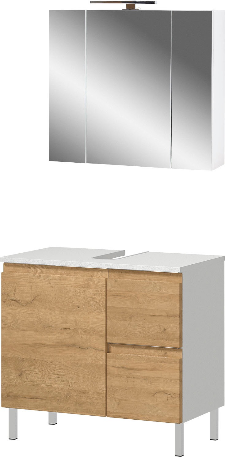 GERMANIA Badmöbel-Set "Torrance" 2 Stk. tlg. Waschbecken-Unterschrank und S günstig online kaufen