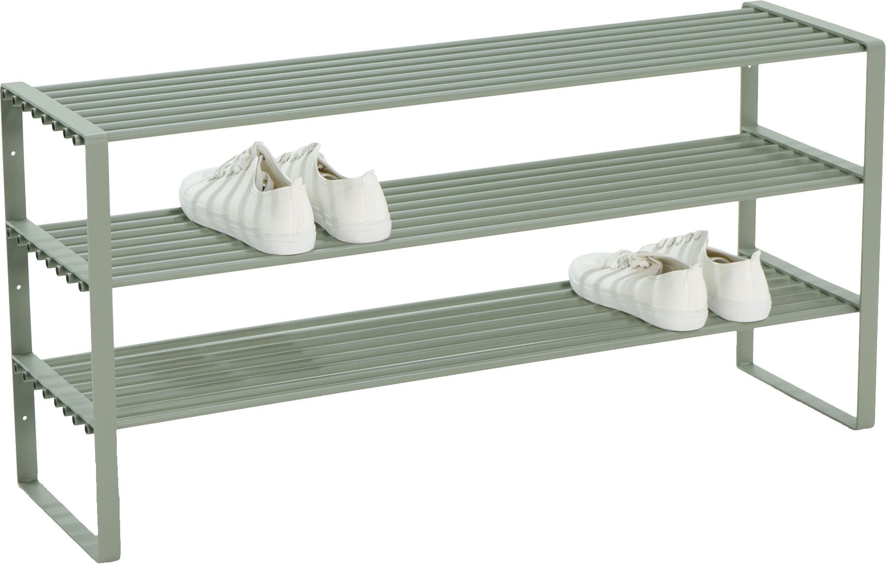 Spinder Design Schuhregal "REX SR 2" 1 Stk. tlg. Regal aus Stahl, wahlweise Breite 70 cm oder 100 cm