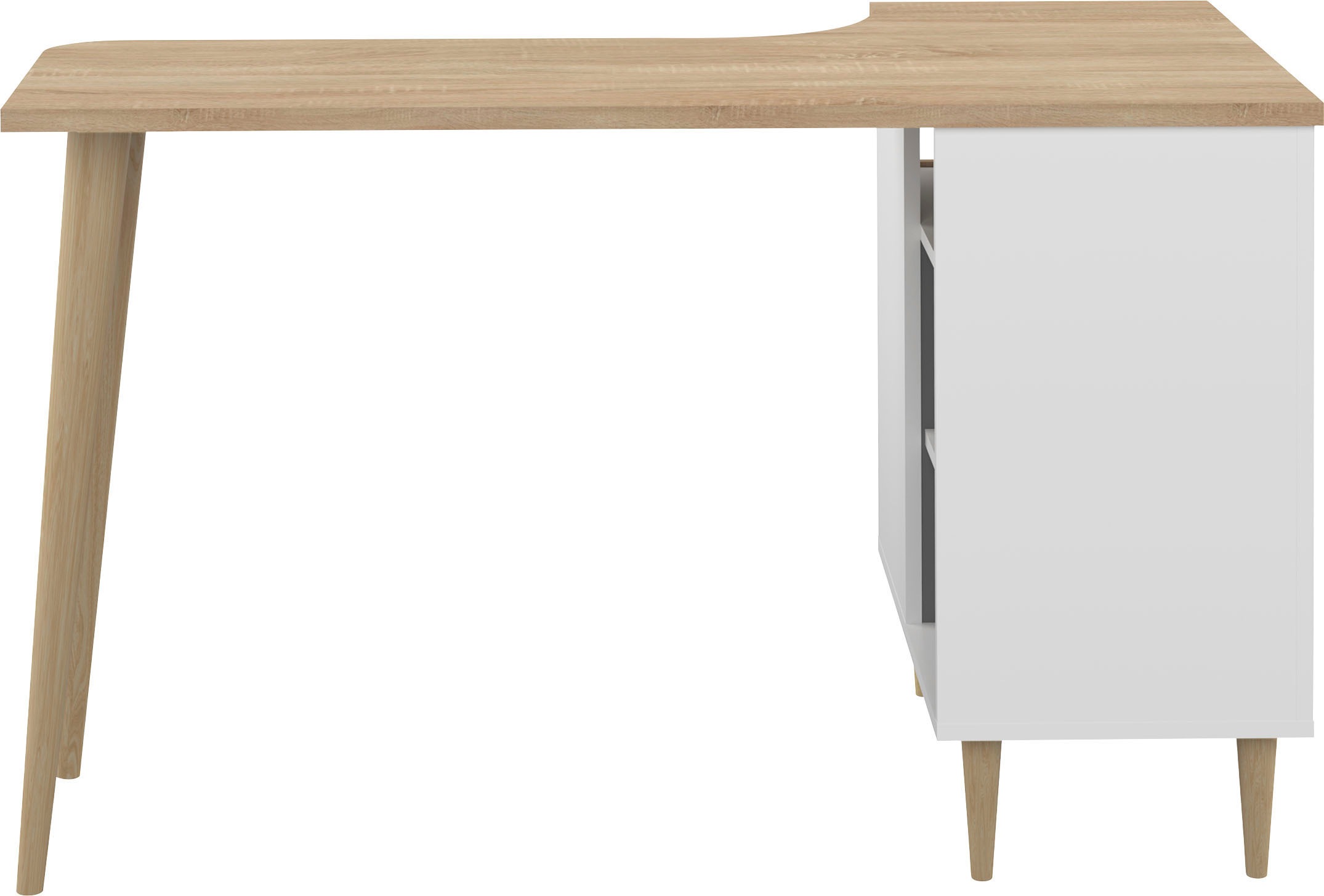Thumbnail - TemaHome Schreibtisch "NOOK", platzsparender Eckschreibtisch