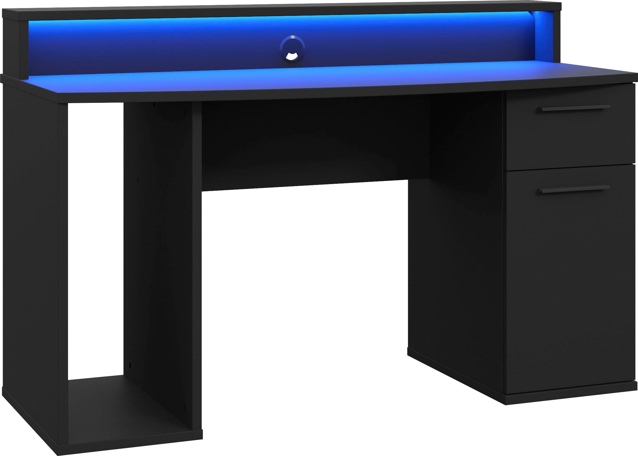 FORTE Gamingtisch »Ayo«, mit | Schreibtisch, Breite BAUR moderner kaufen 140 LED-RGB cm Beleuchtung