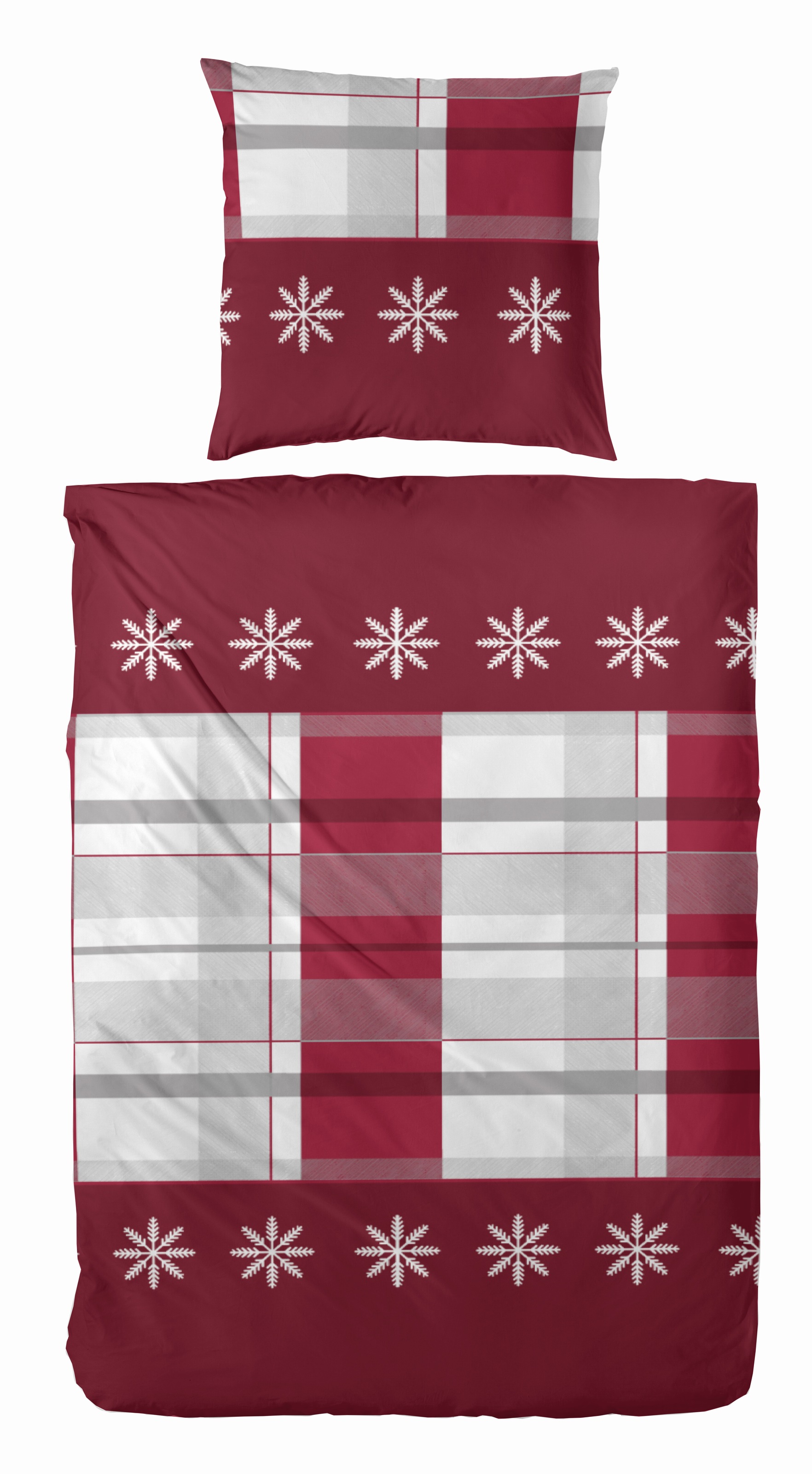 Primera Bettwäsche "Halbleinen-Bettwäsche" 3 tlg. mit Sternen günstig online kaufen