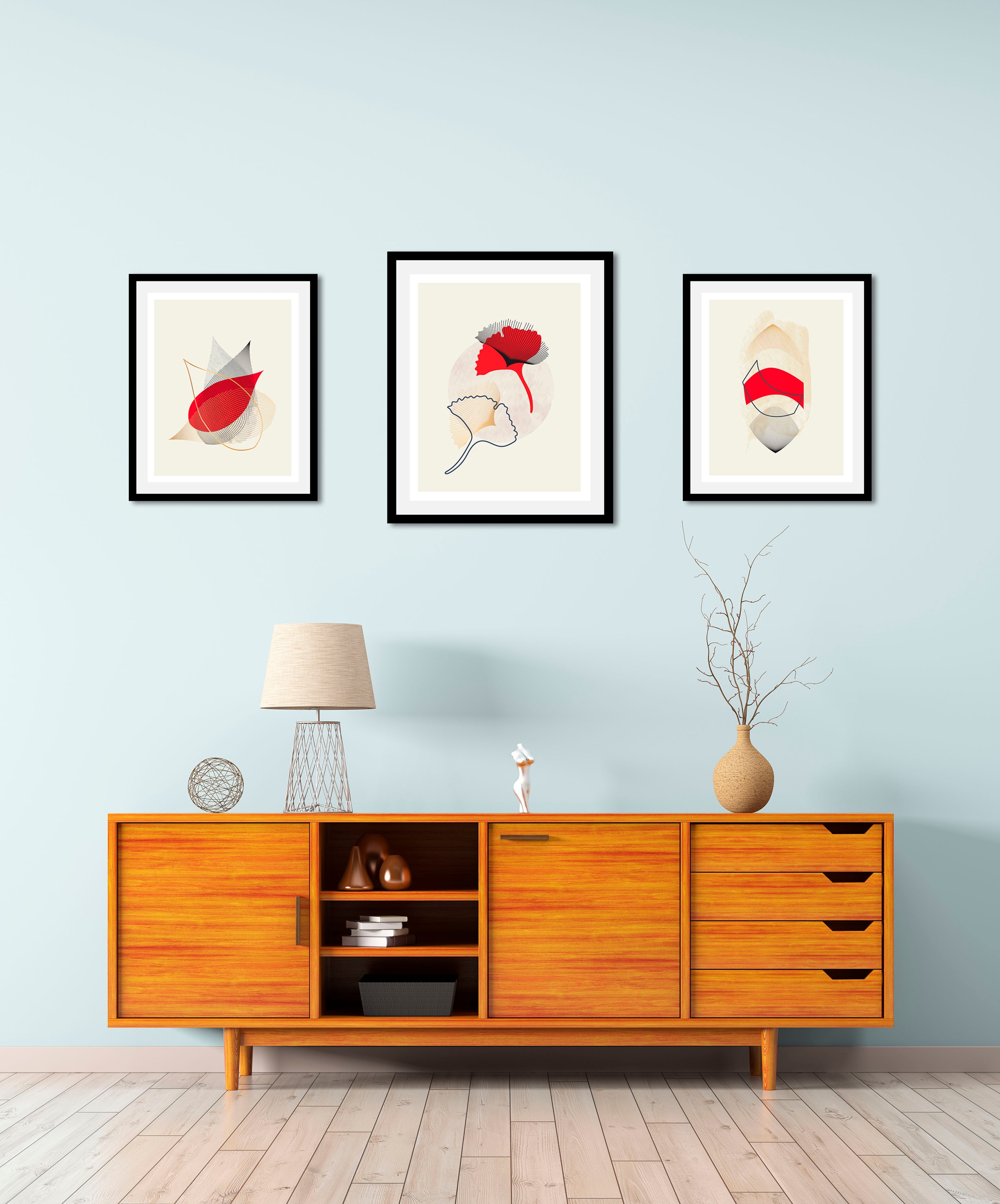 queence Bild "Set Halka", (1 St.), gerahmt günstig online kaufen