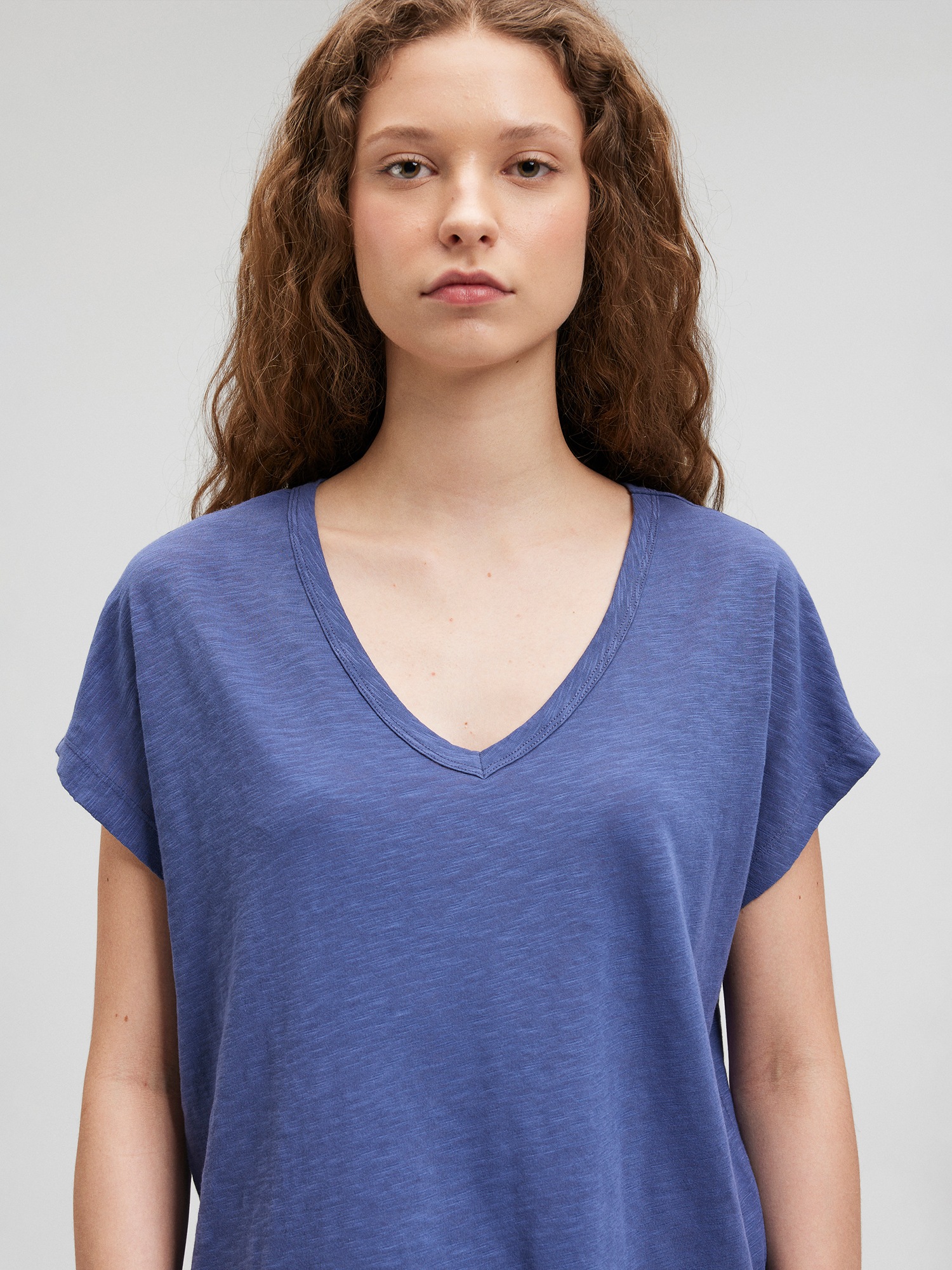 Mavi Kurzarmshirt »SHORT SLEEVE BASIC«, T-Shirt V-Neck