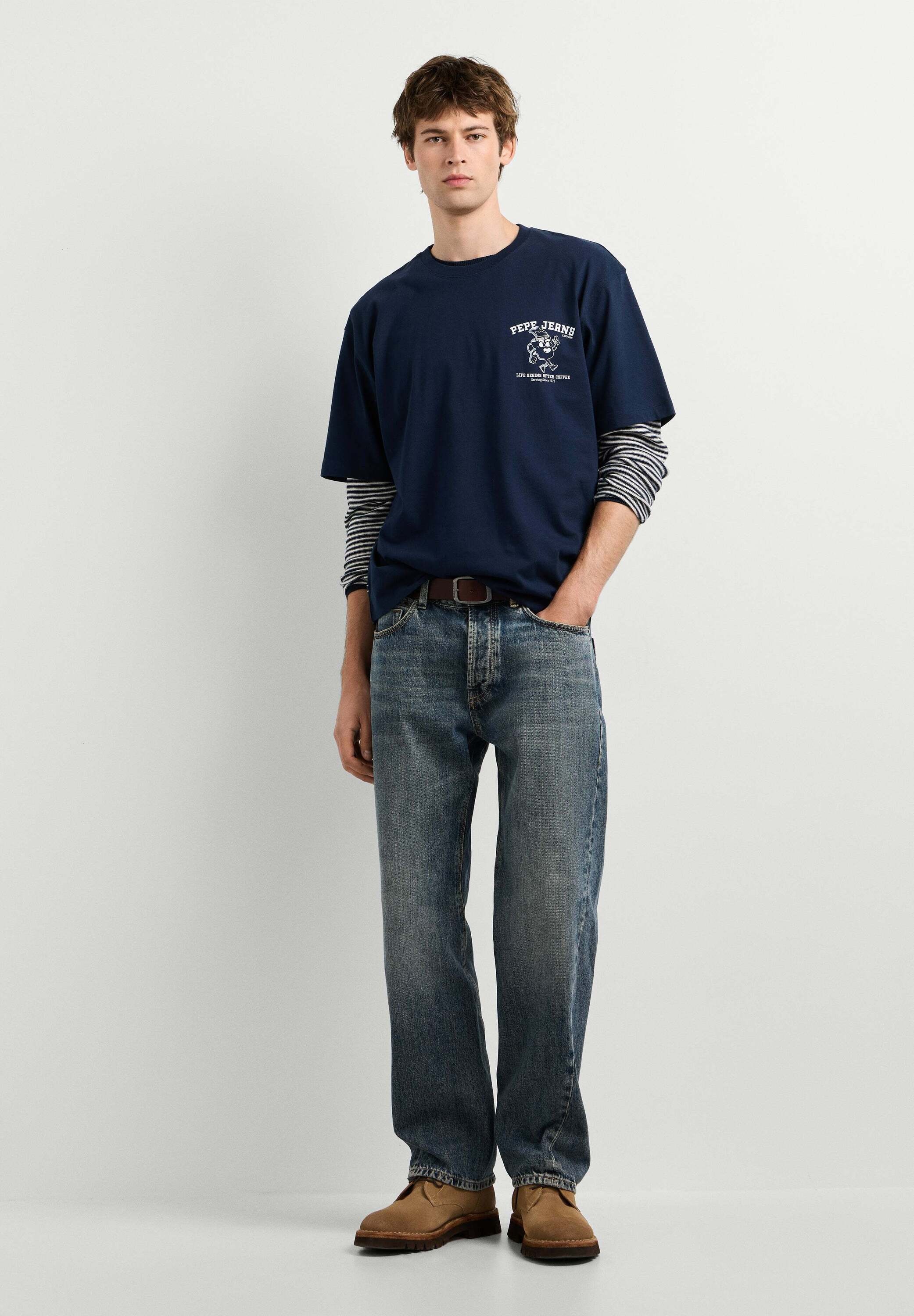 Pepe Jeans Print-Shirt »print t-shirt COFFEET TEE«