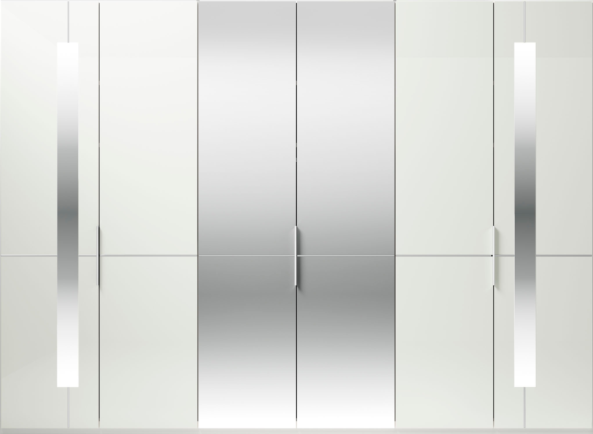 Thumbnail - Musterring Drehtürenschrank "Imola W", inkl. Einlegeböden und Kleiderstangen, mit Glas- und Spiegeltüren