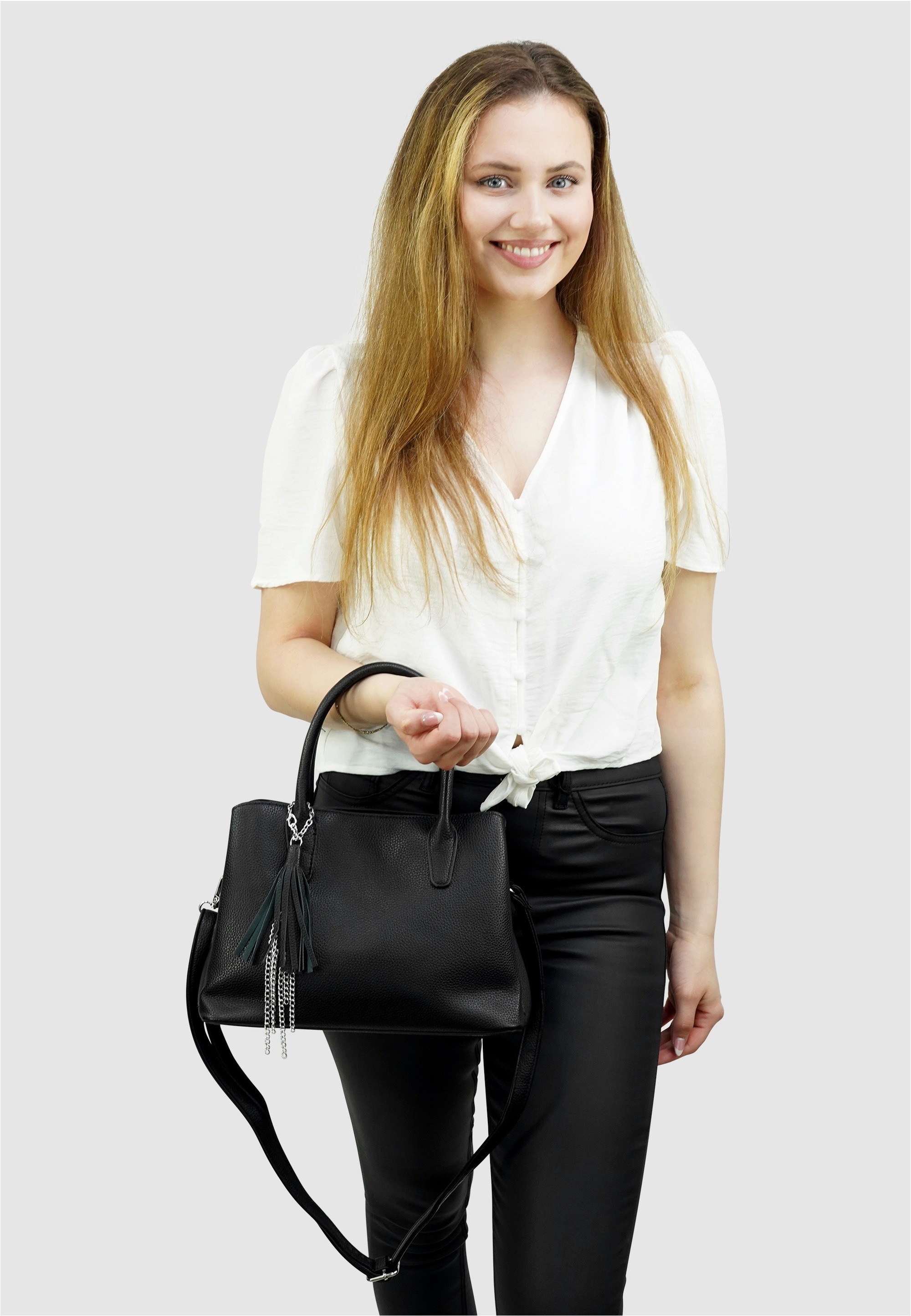 Harpa Henkeltasche »TIANA« mit unterteiltem Hauptfach