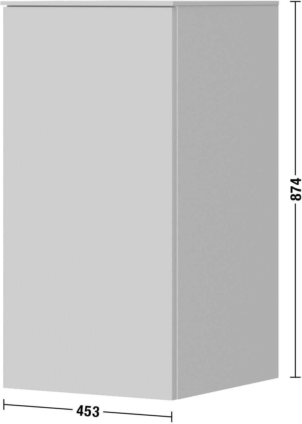 nobilia® Hängeschrank »Avala, 45 cm breit, versch. Ausführungen« 1 Stk. tlg. aus Echtholzfurnier