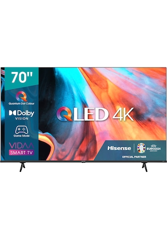 Hisense QLED-Fernseher 1765 cm/70 Zoll 4K Ultr...