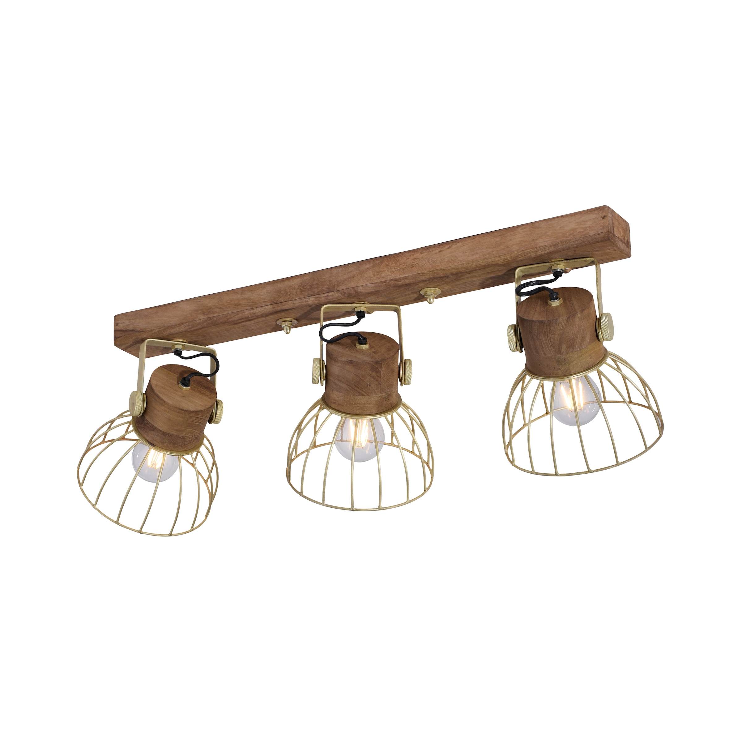 JUST LIGHT Wandleuchte »ALAMI«, 3 flammig, Leuchtmittel E27 | ohne Leuchtmittel, ExklusiveE27