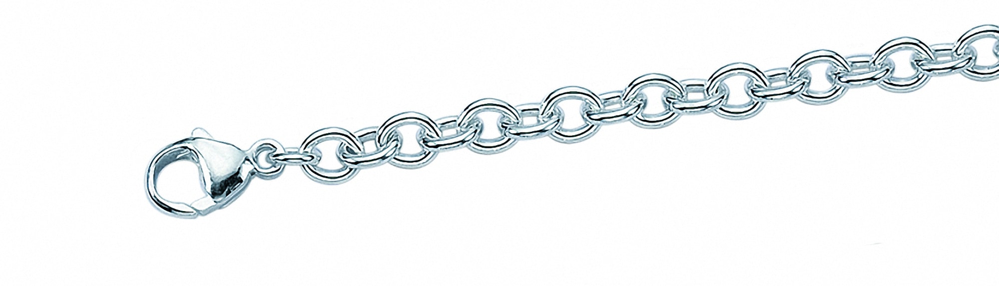 Silberarmband »925 Silber Anker Armband 80 cm«, 925 Sterling Silber Silberschmuck für...