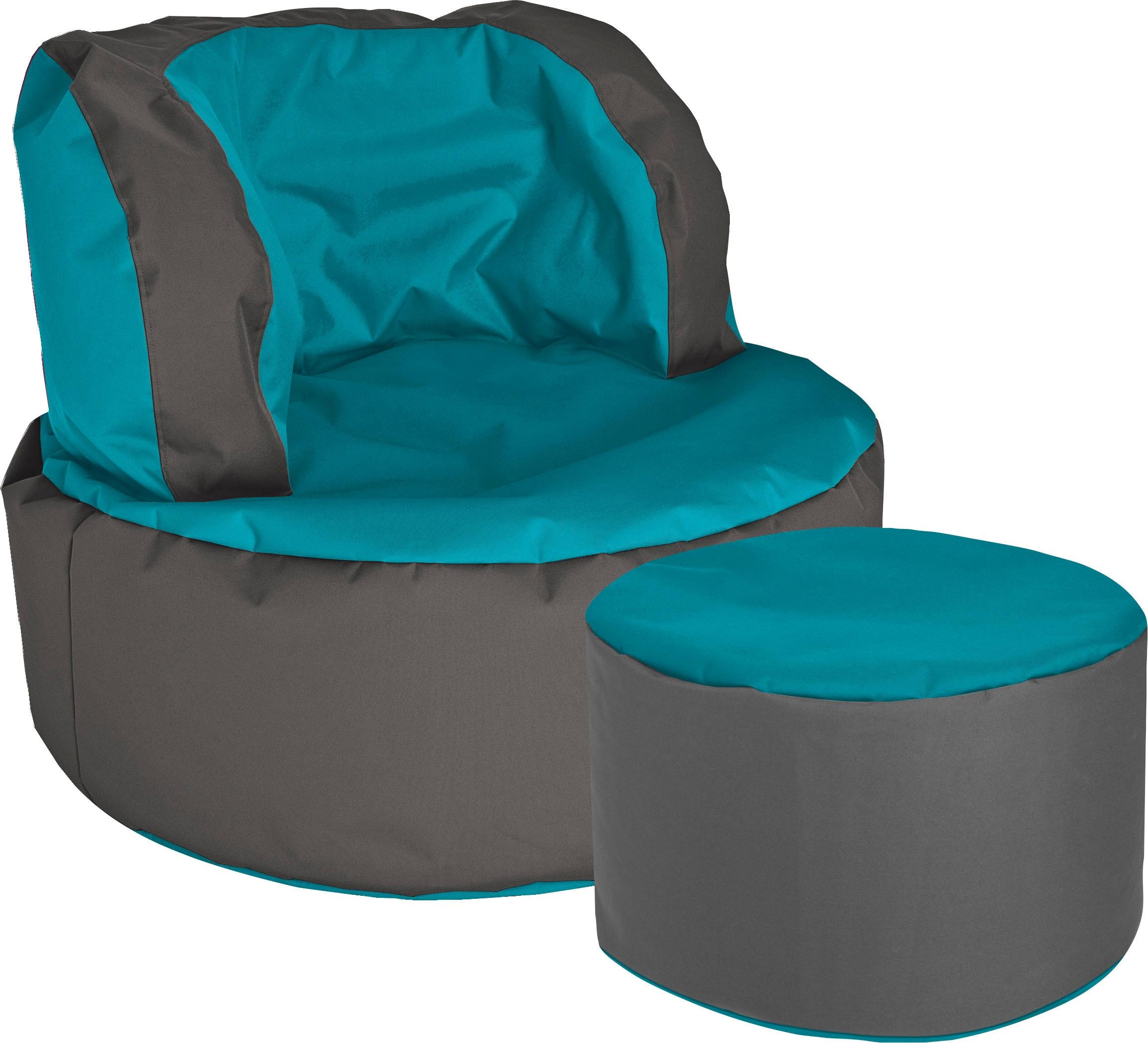 Sitting Point Sitzsack »SCUBA | kaufen BAUR zweifarbig DotCom«, Bebop