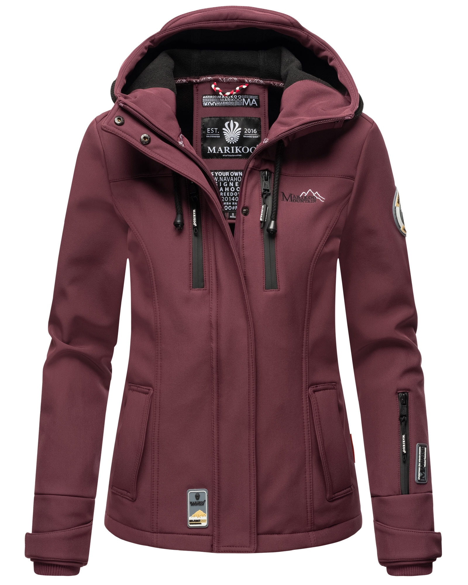 Marikoo Softshelljacke »Kleine Zicke«, sportliche Funktionsjacke