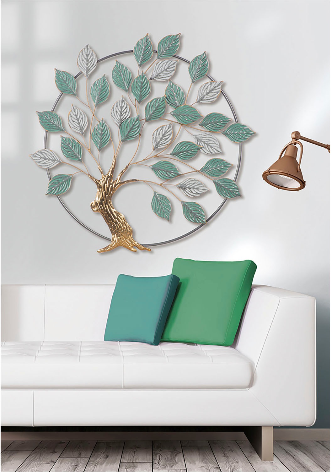 Casablanca by Gilde Wanddekoobjekt »Baum im Kreis«, (1 St.)
