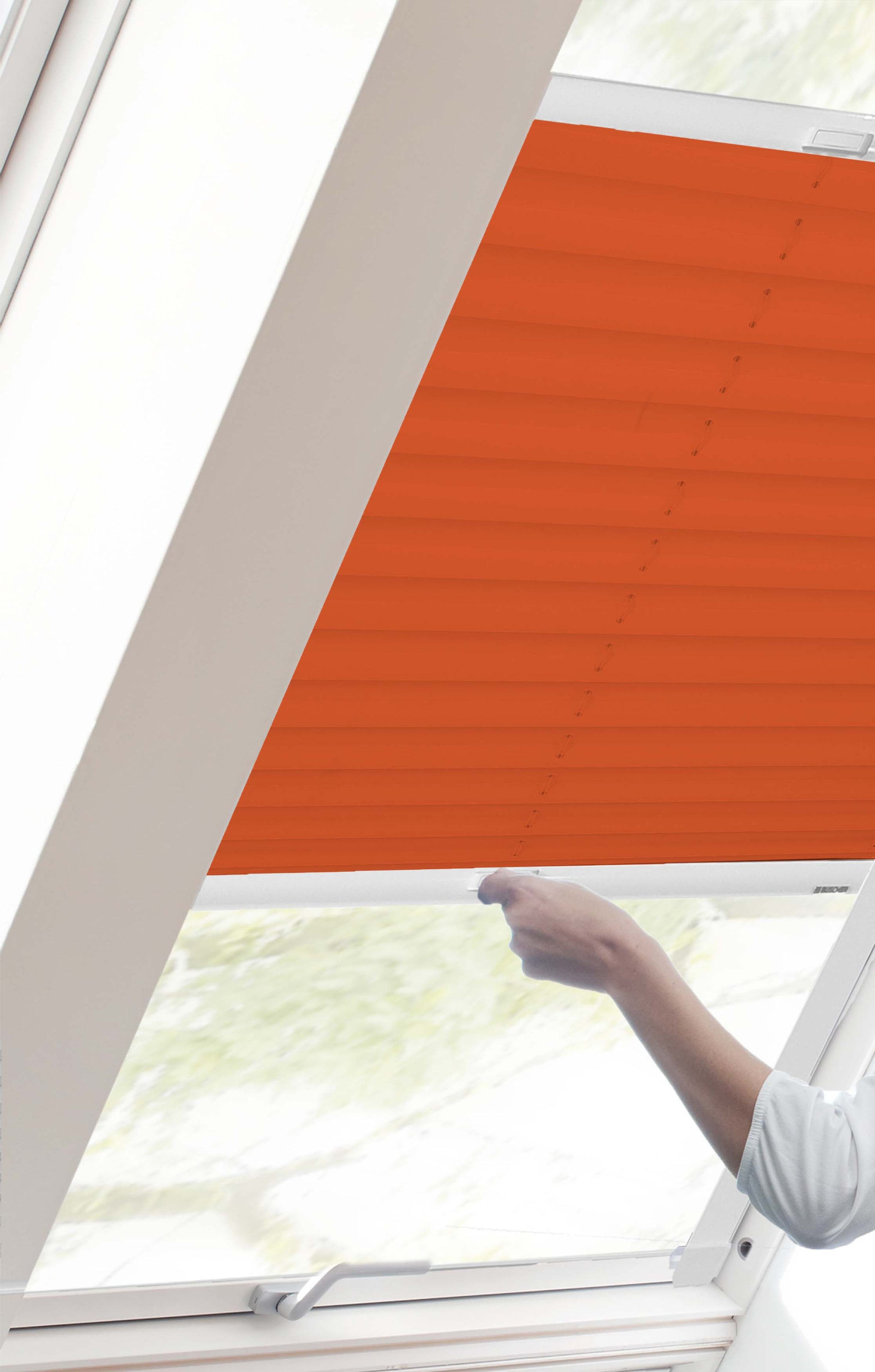 sunlines Dachfensterplissee »StartUp Style Crepe«, | Lichtschutz, verspannt, Führungsschienen BAUR kaufen mit