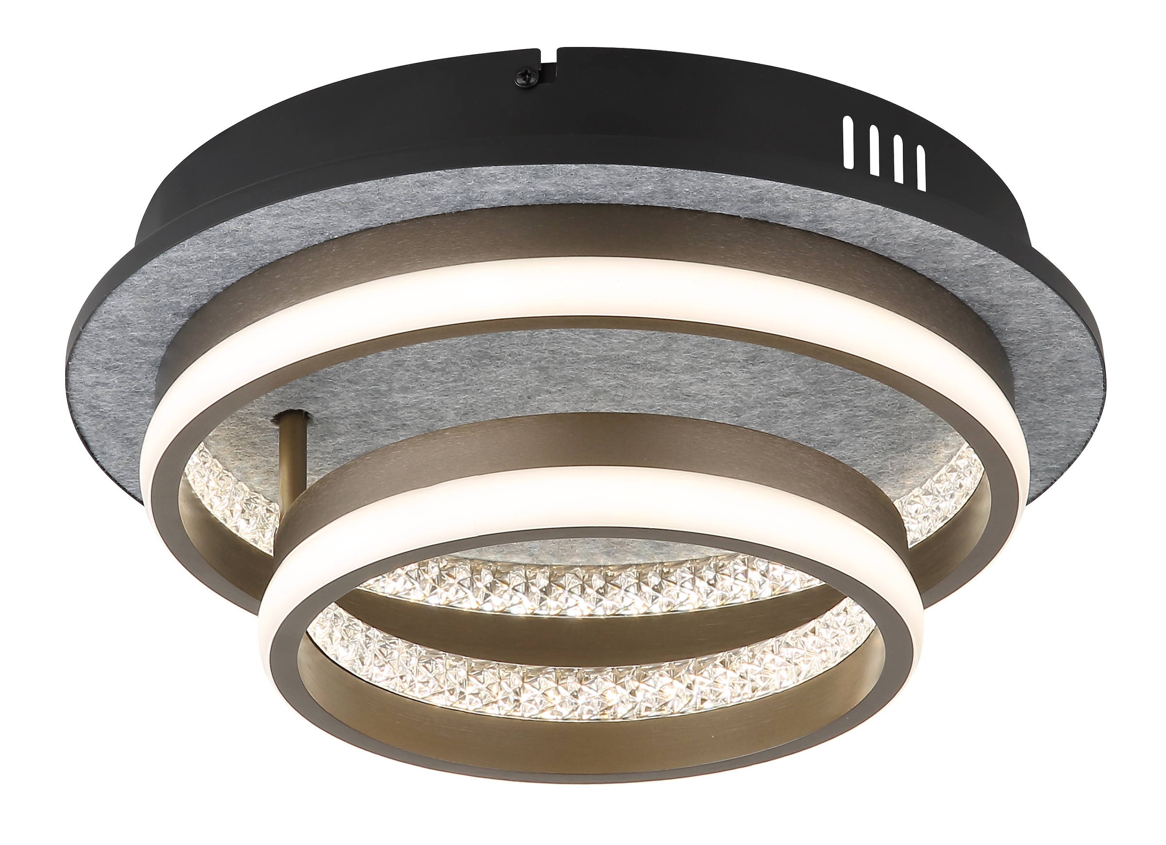 GLOBO LIGHTING Deckenleuchte »DELLA« LED-Modul 1 Stk. LED Deckenleuchte Wohn- & Schlafzimmer Kristall