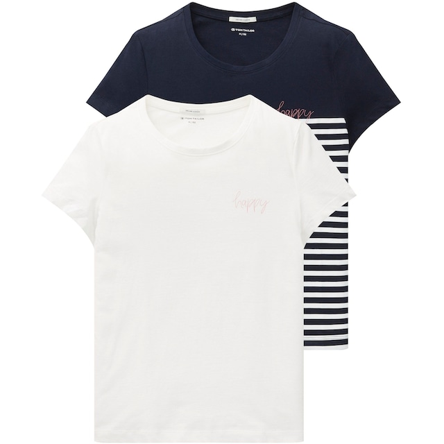 TOM TAILOR T-Shirt, (Set, 2 tlg.), im Doppelpack ▷ für | BAUR