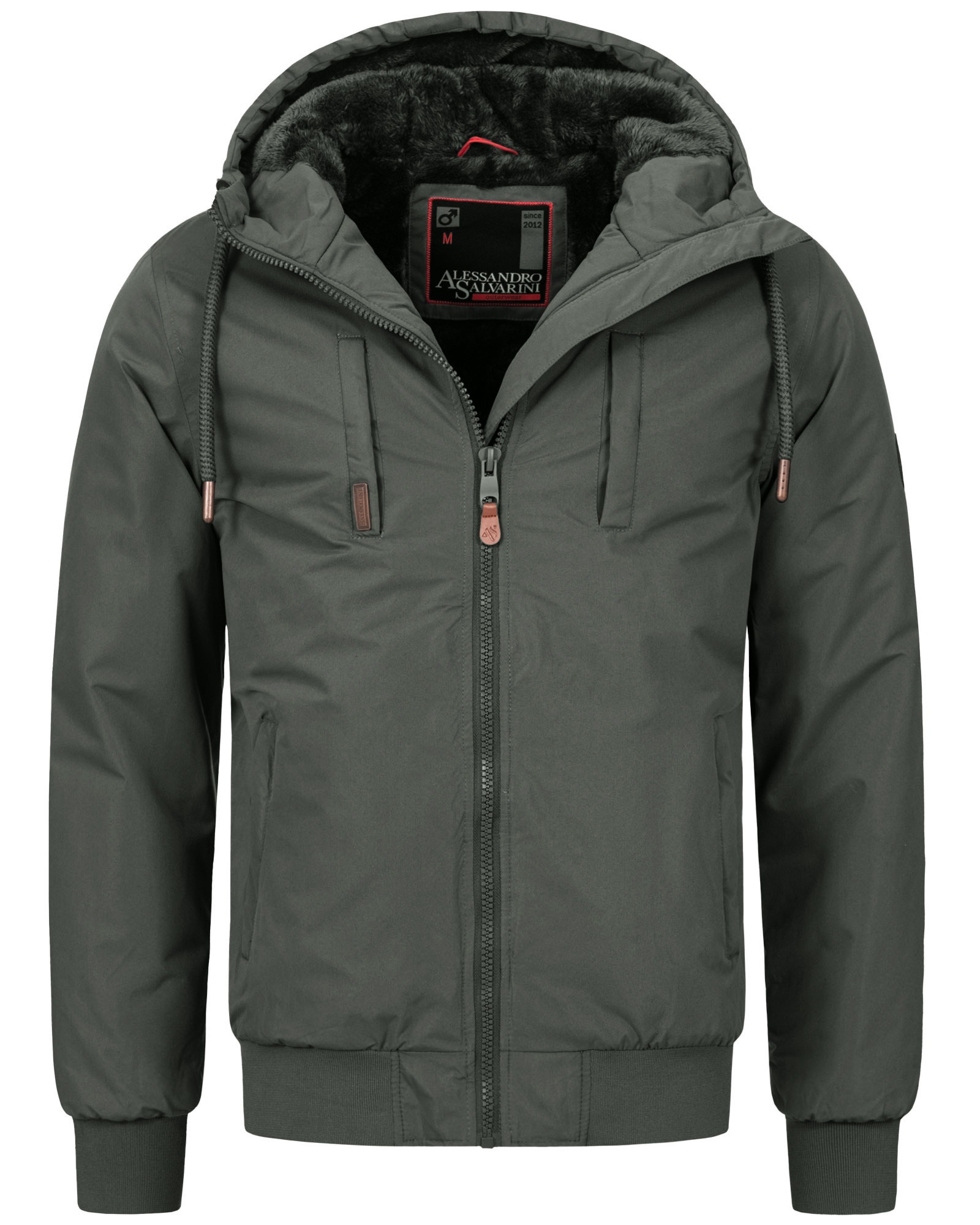 Alessandro Salvarini Winterjacke »ASWeighty«, mit weichem Teddyfell innen