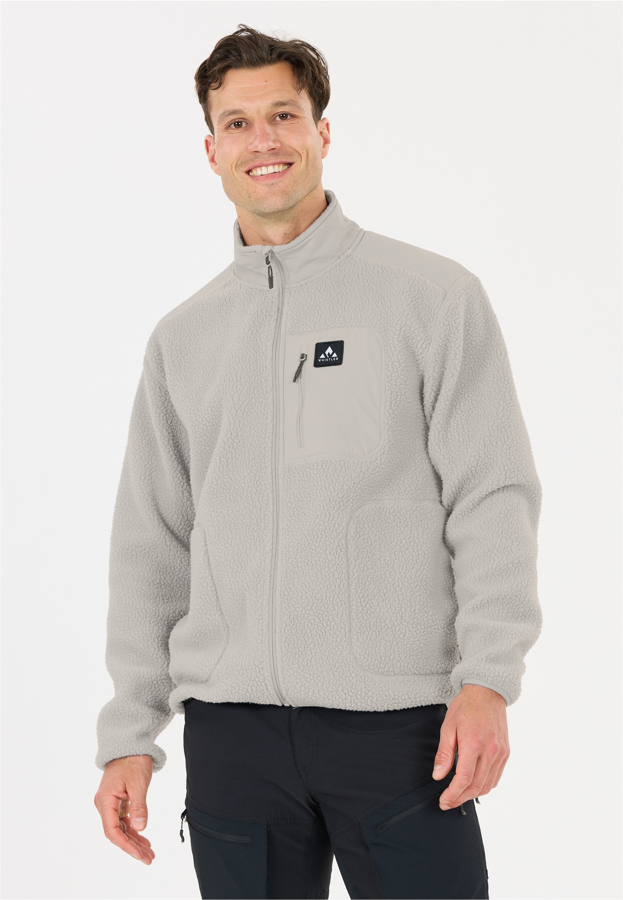 WHISTLER Fleecejacke "Felis" aus weichem Teddyfleece mit flachen Nähten
