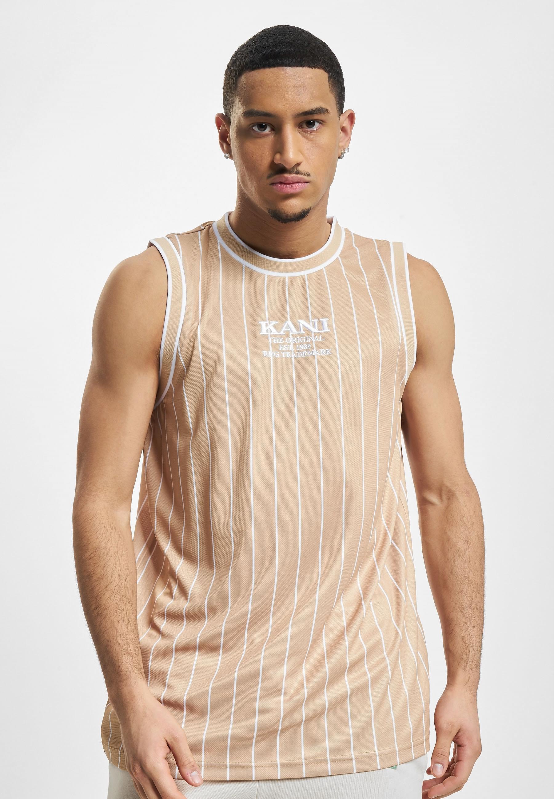 Karl Kani Tanktop »Karl Kani Herren KM232-001-2 KK Retro Pinstripes Basketball Tank«, (1 tlg.)