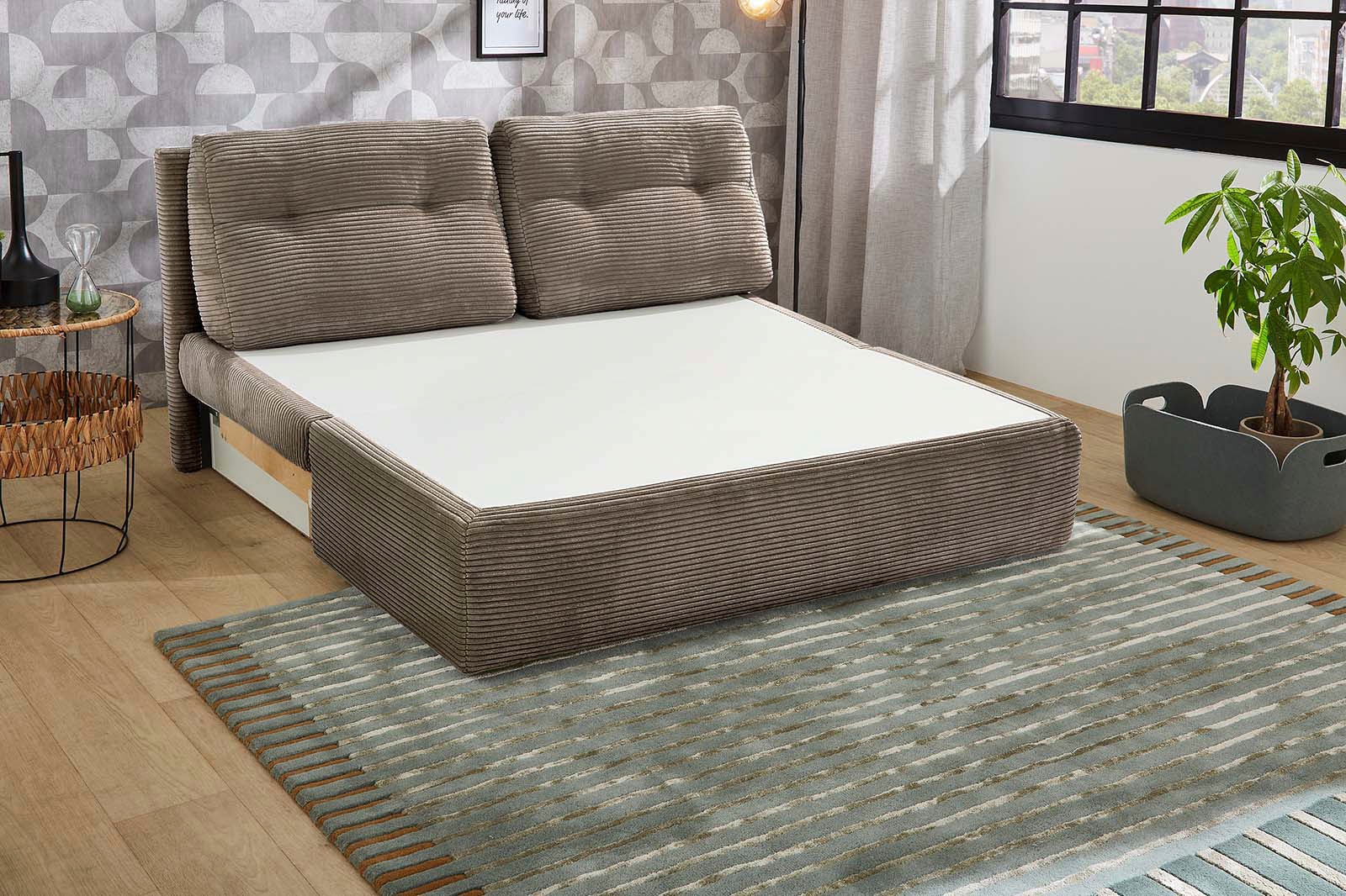 Jockenhöfer Gruppe Schlafsofa »Torben«, Platzsparendes Sofa mit Gästebettfunktion und Stauraum