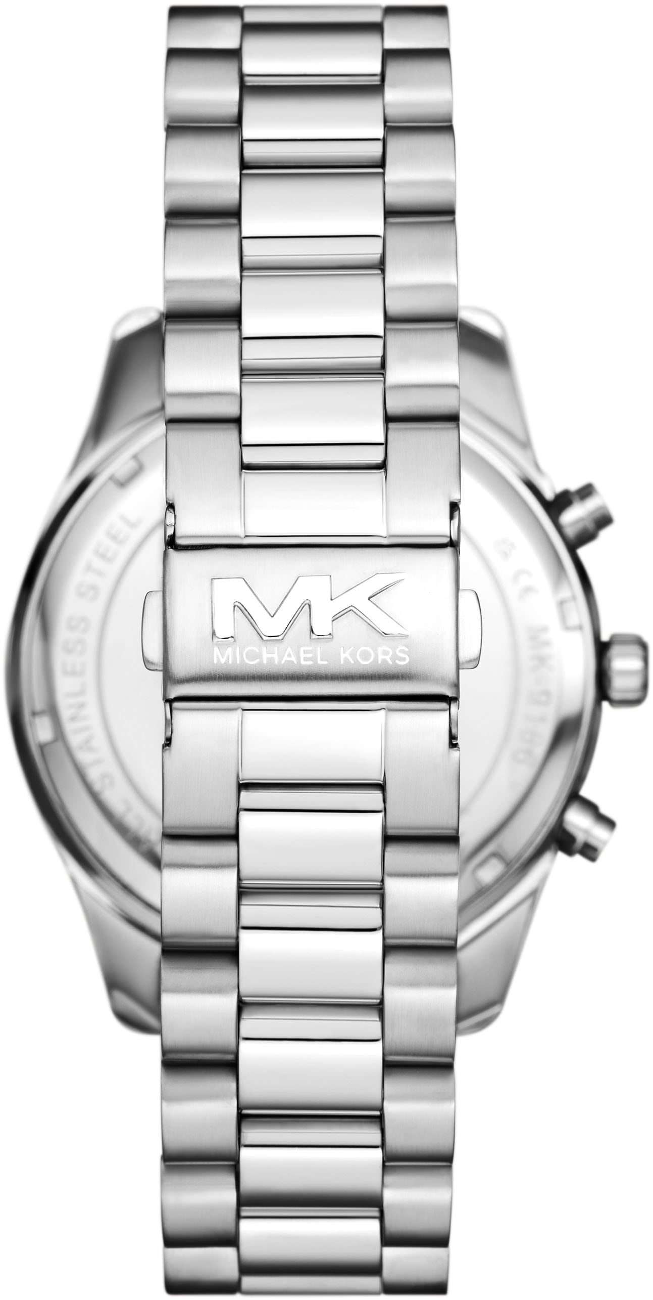 MICHAEL KORS Chronograph »LEXINGTON«, (Set, 2 tlg., mit Kartenmäppchen), Quarzuhr, Armbanduhr, Herrenuhr, Edelstahlarmband