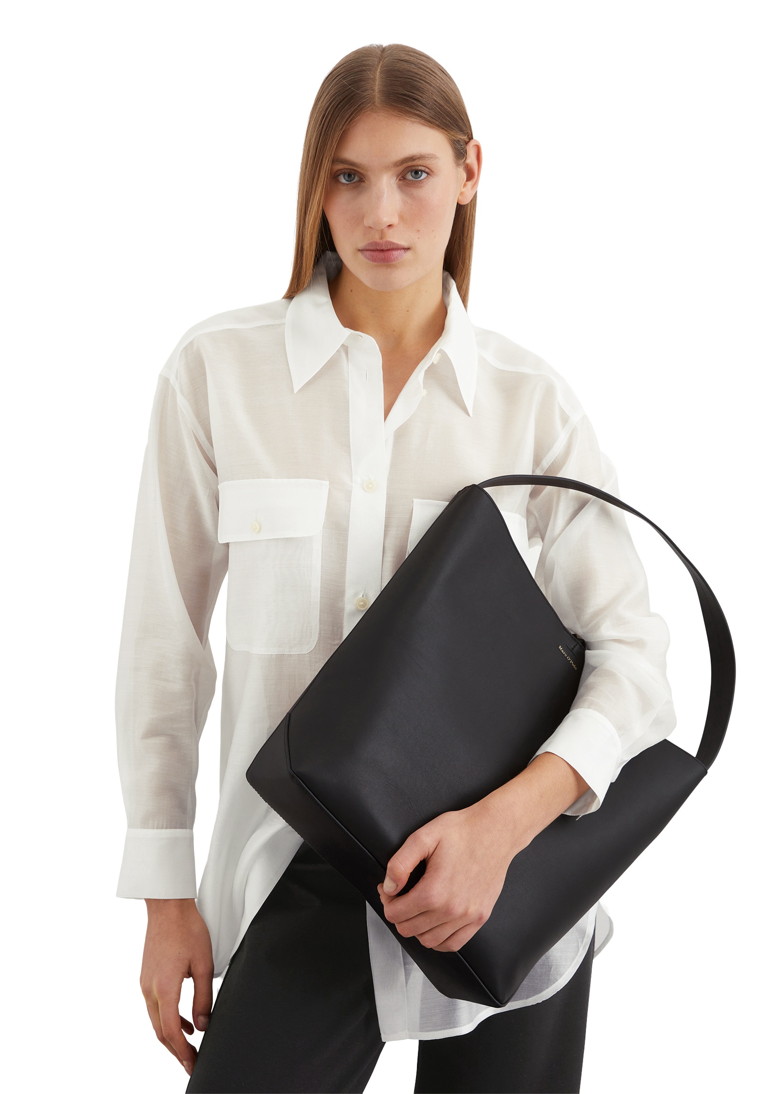 Marc O'Polo Umhängetasche »mit herausnehmbarer Zipper-Pouch«
