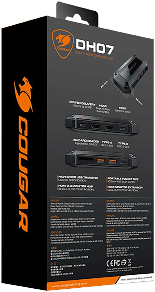Cougar Laptop-Dockingstation »DH07«, SD-Kartenleser