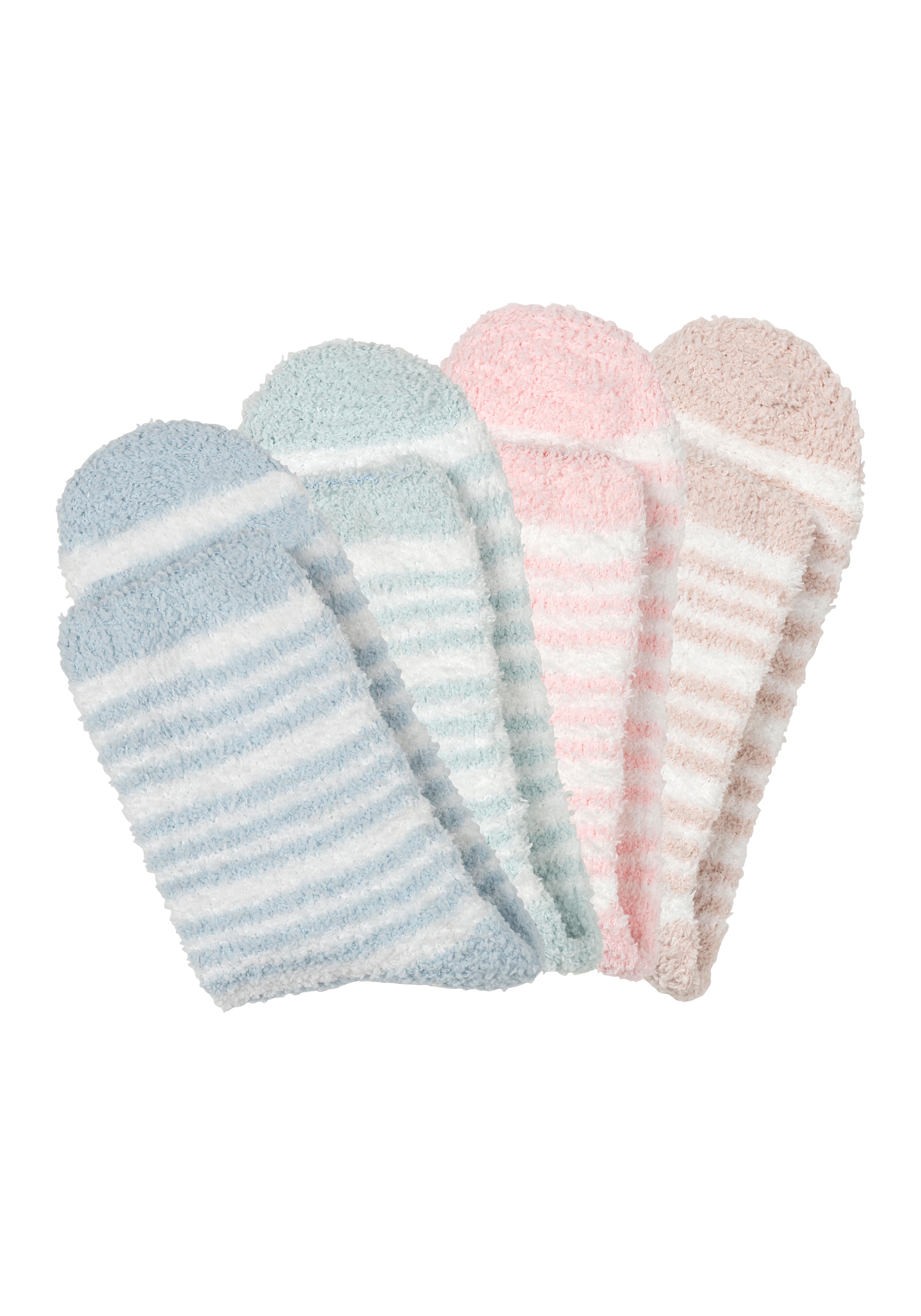 LASCANA 4 | warmer Flausch- aus ▷ weicher (Packung, Qualität Kuschelsocken, für BAUR Paar), und