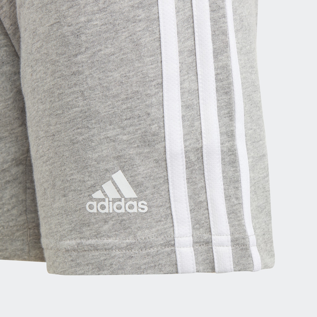 adidas Sportswear Trainingsanzug »ESSENTIALS 3STREIFEN SET AUS UND SHORTS«, (2 tlg.)