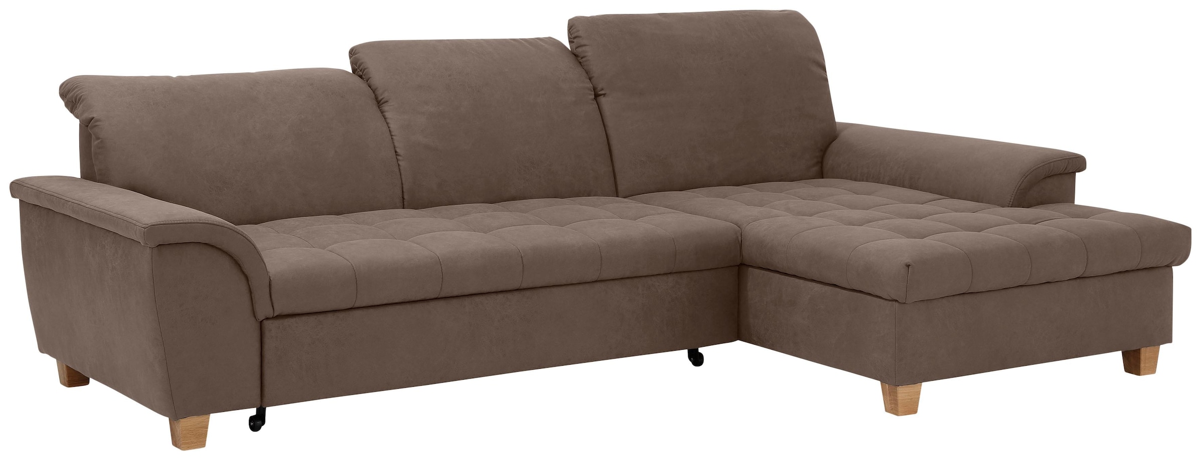 Home affaire Ecksofa "Lyla fester Sitzkomfort, bequeme Armlehnen, Breite 27 günstig online kaufen