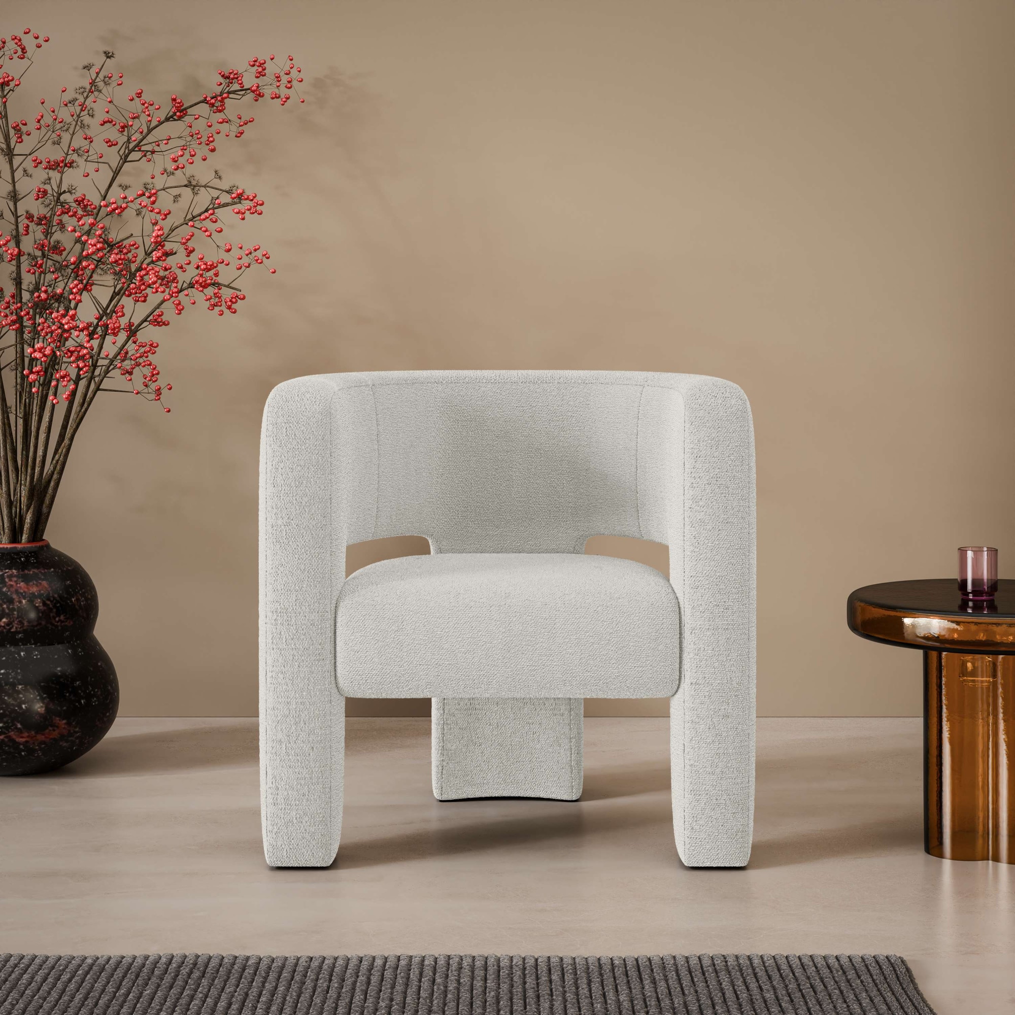 LeGer Home by Lena Gercke Sessel »Ohrensessel SELMIA Moderner Lounge-Sessel Einzelsitz, B/T/H 73/62/76cm«, Relaxsessel/Lehnstuhl, erhältlich in trendigen Stoff- und Farboptionen