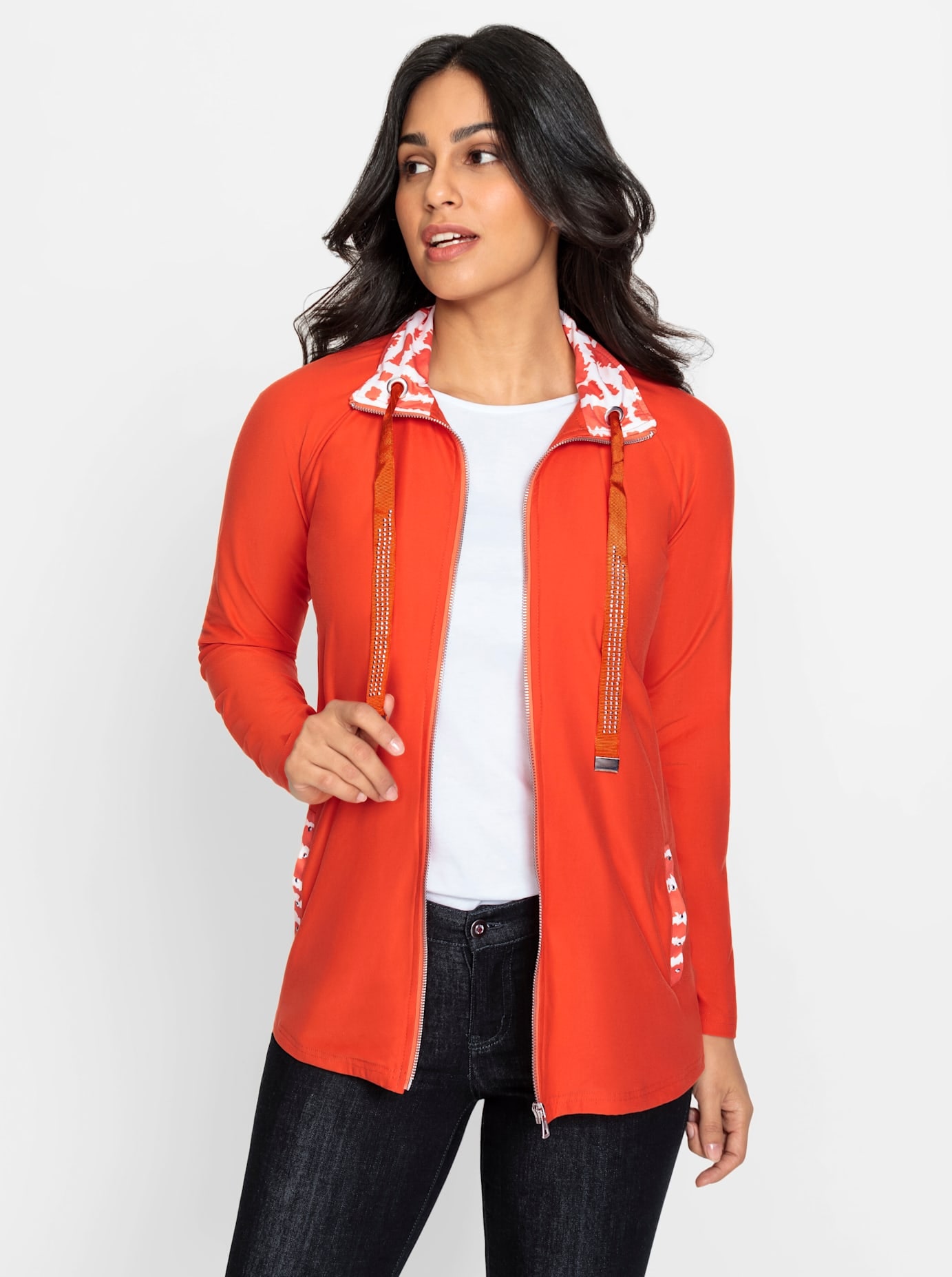 Inspirationen Shirtjacke "Shirtjacke" 1 Stk. tlg. günstig online kaufen