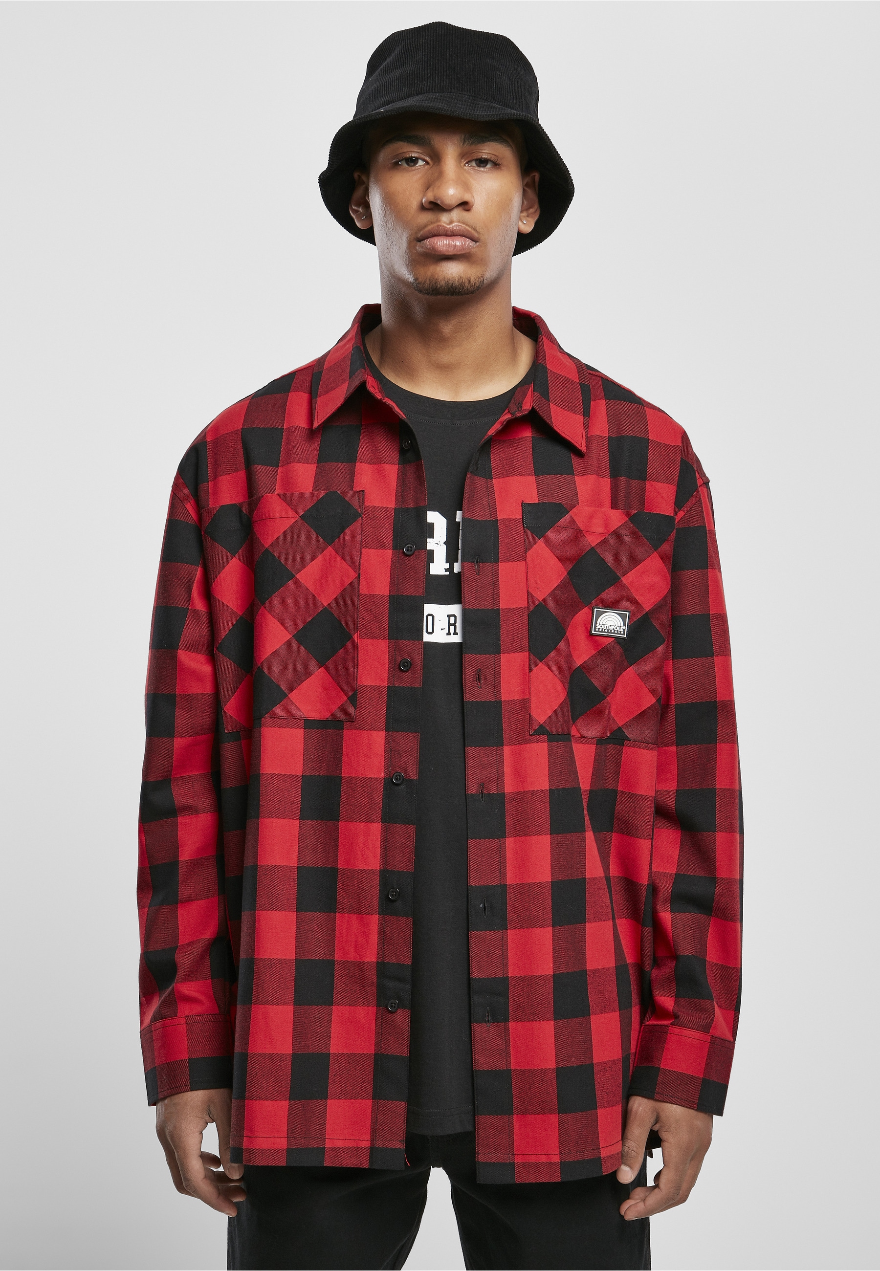 Southpole Langarm-Poloshirt »Southpole Herren Southpole Check Flannel Shirt« 1 Stk.
