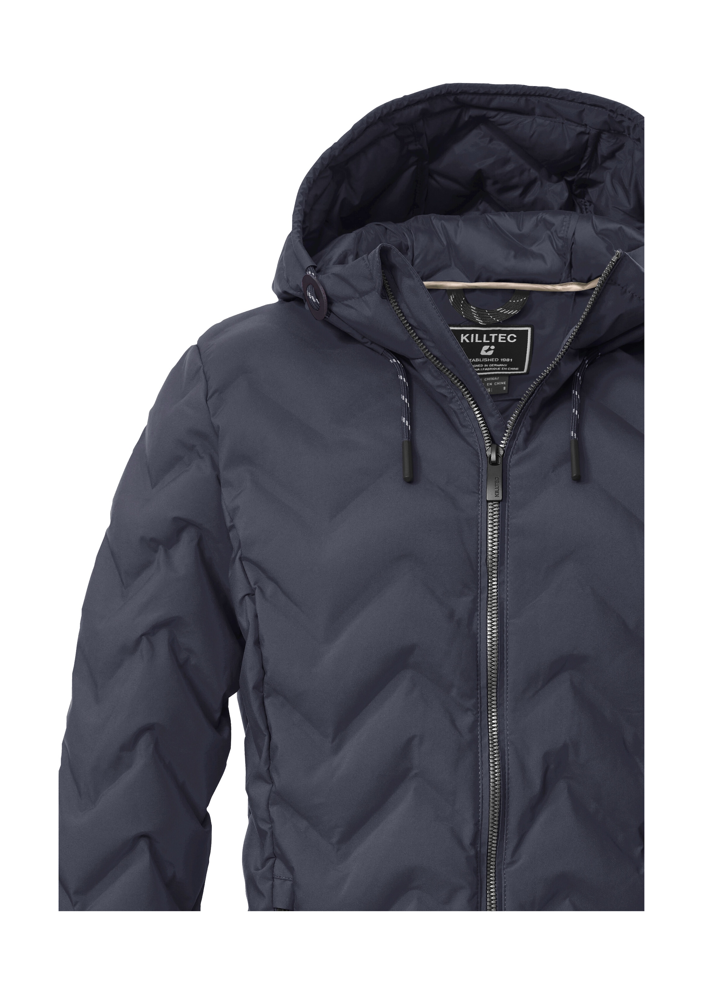 Killtec Steppjacke »KOW 23 WMN QLTD JCKT«, Wasserabweisende Damenjacke mit verstellbarer Kapuze und Taschen