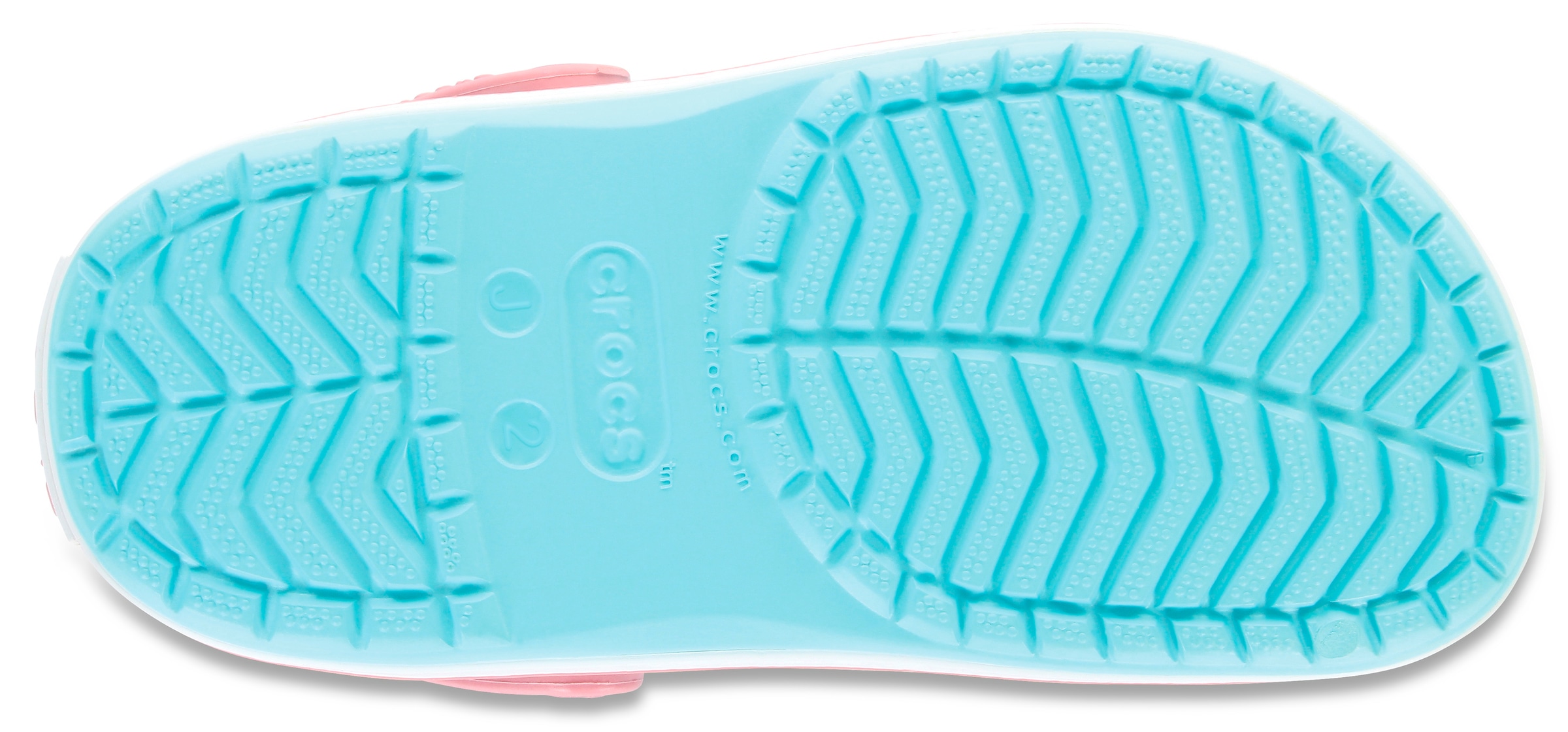 Crocs Clog »Crocband Clog K«, Sommerschuh, Schlappen, Hausschuh, Badeschuh mit Kontrast-Akzenten