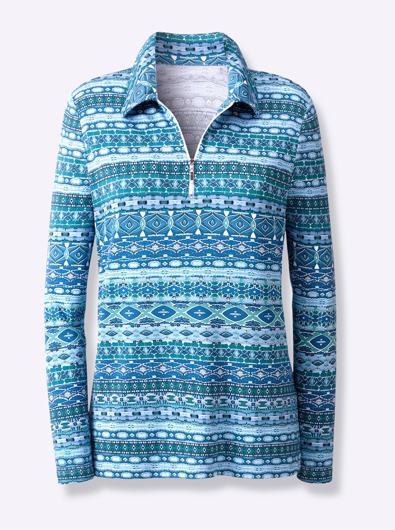 Casual Looks Poloshirt »Druck-Shirt«, (1 tlg.)